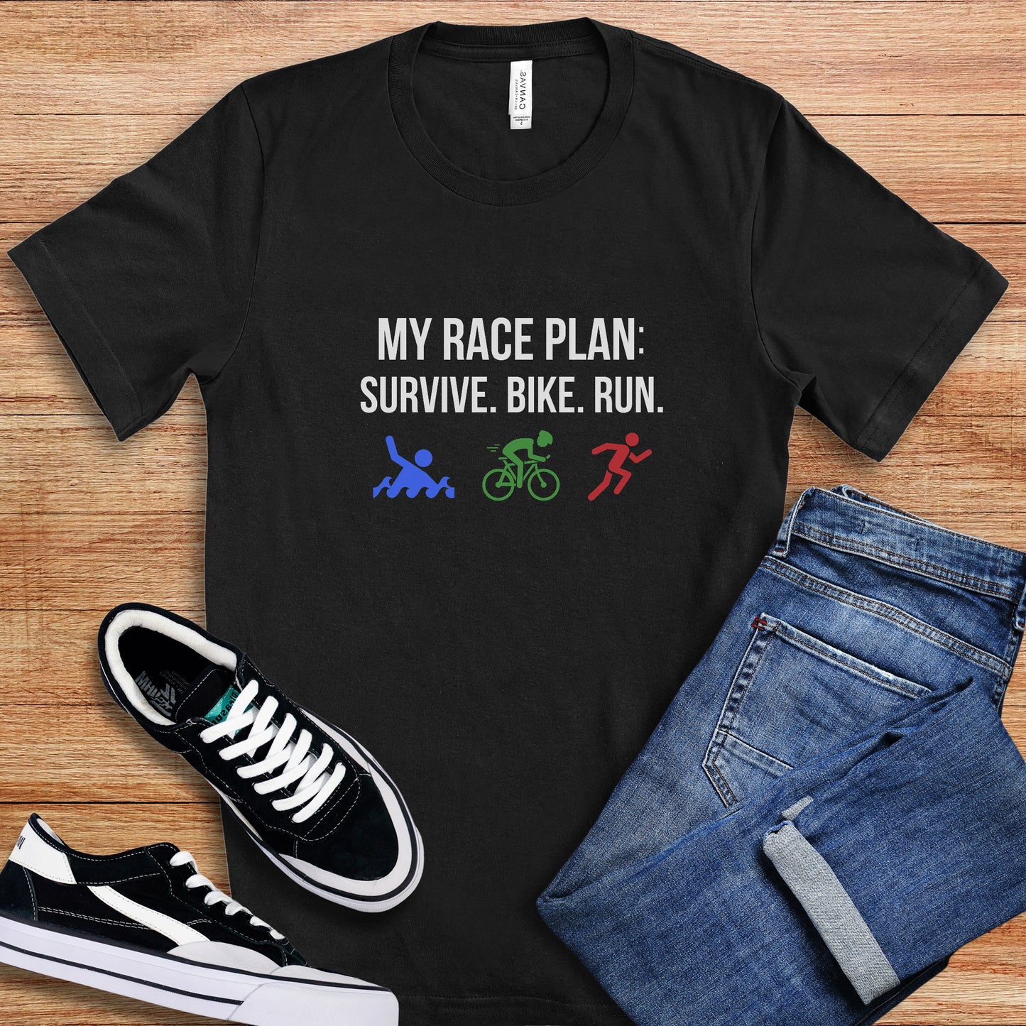 Plan: Survive Swim Tee