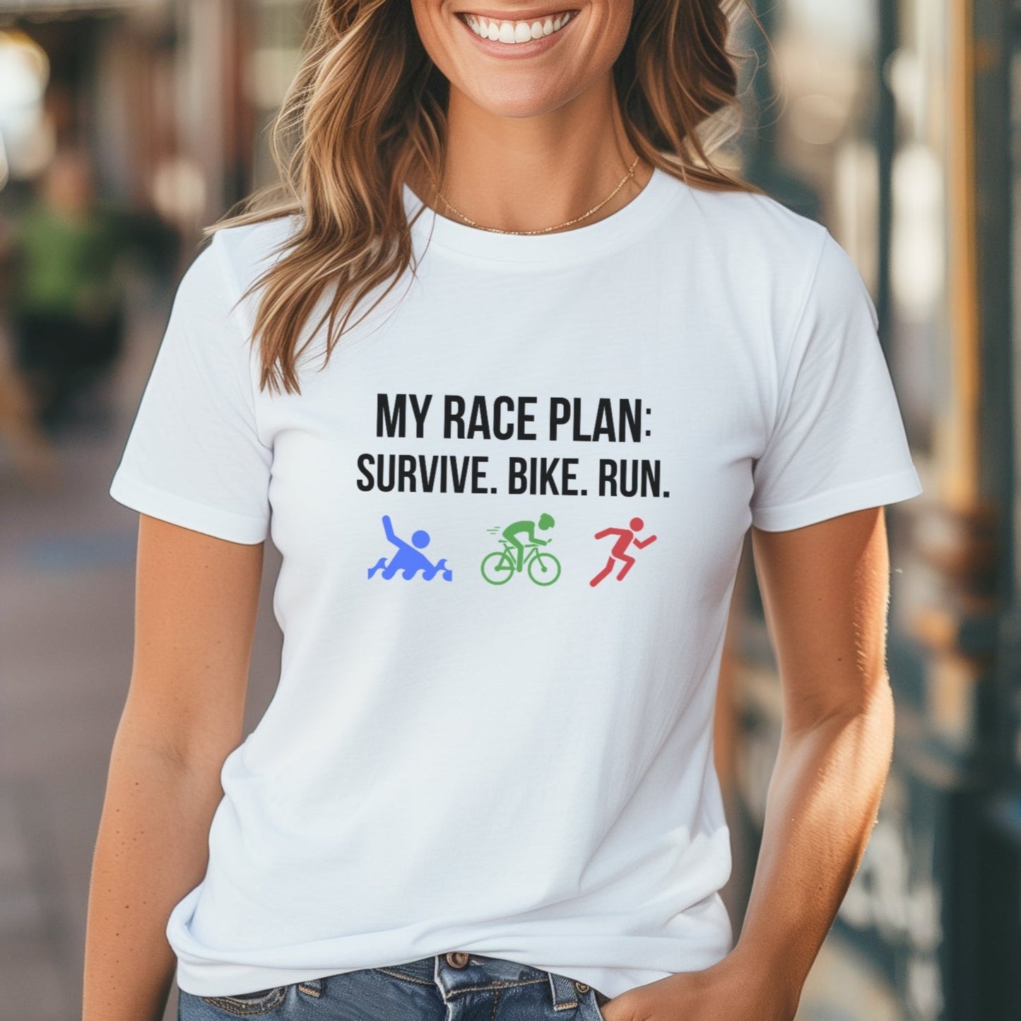 Plan: Survive Swim Tee