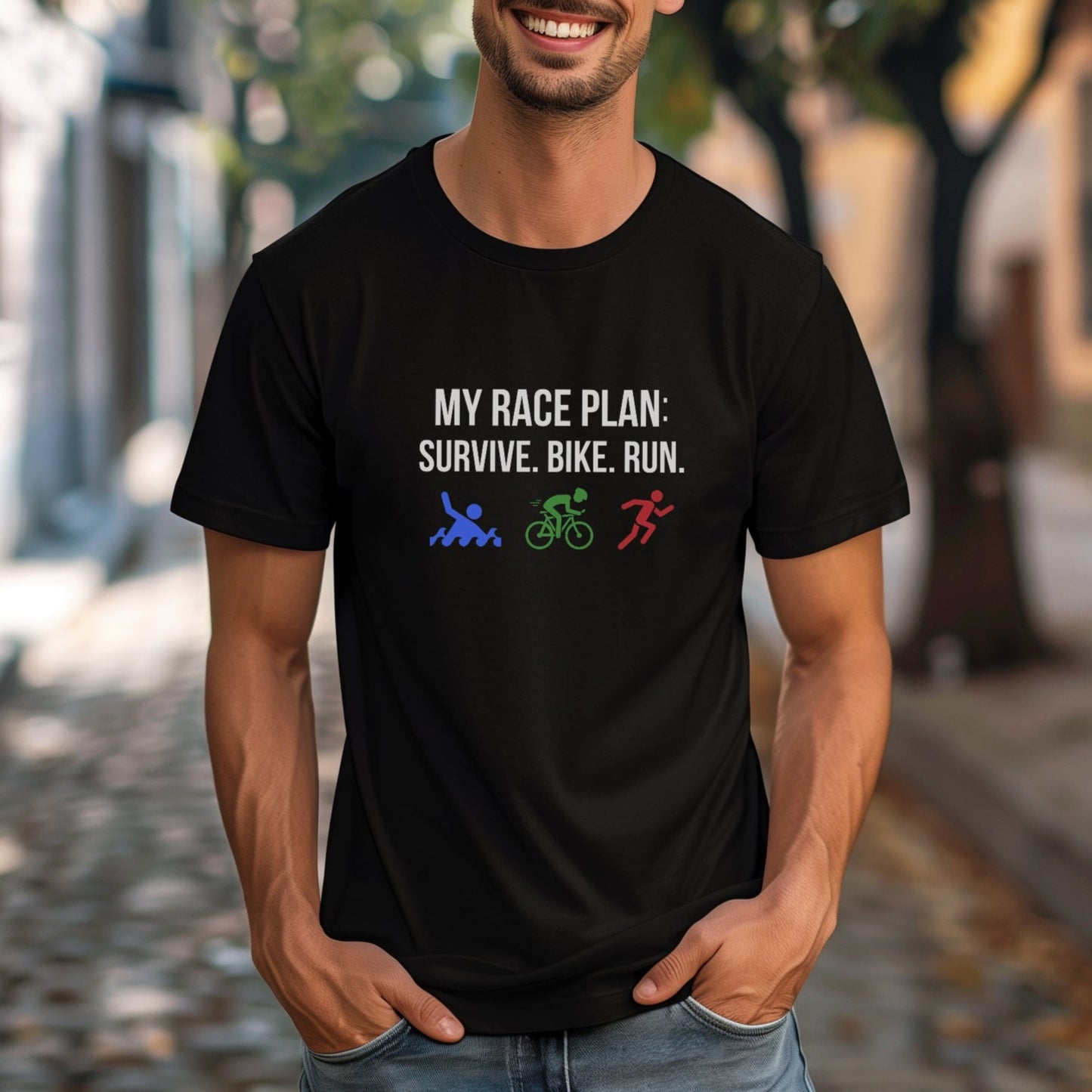 Plan: Survive Swim Tee