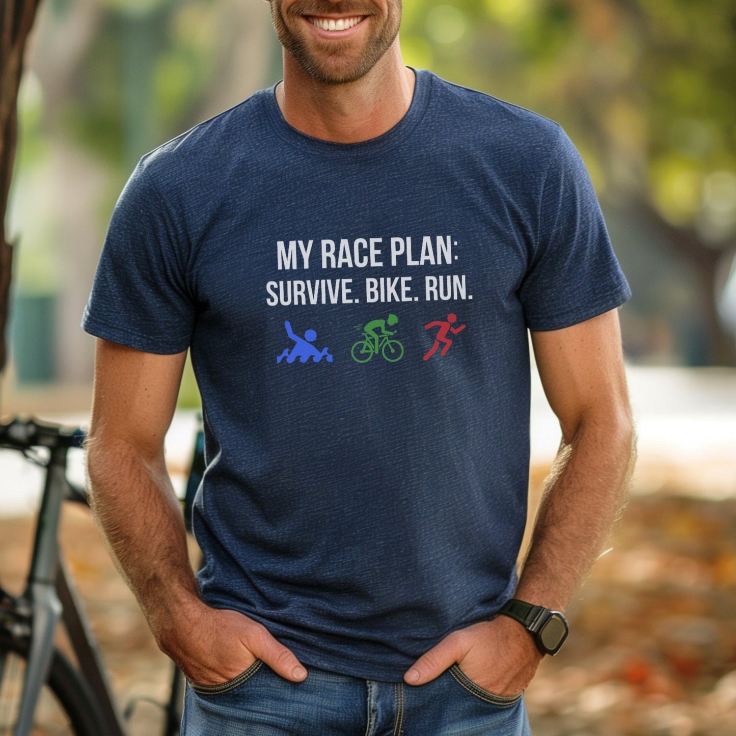 Plan: Survive Swim Tee