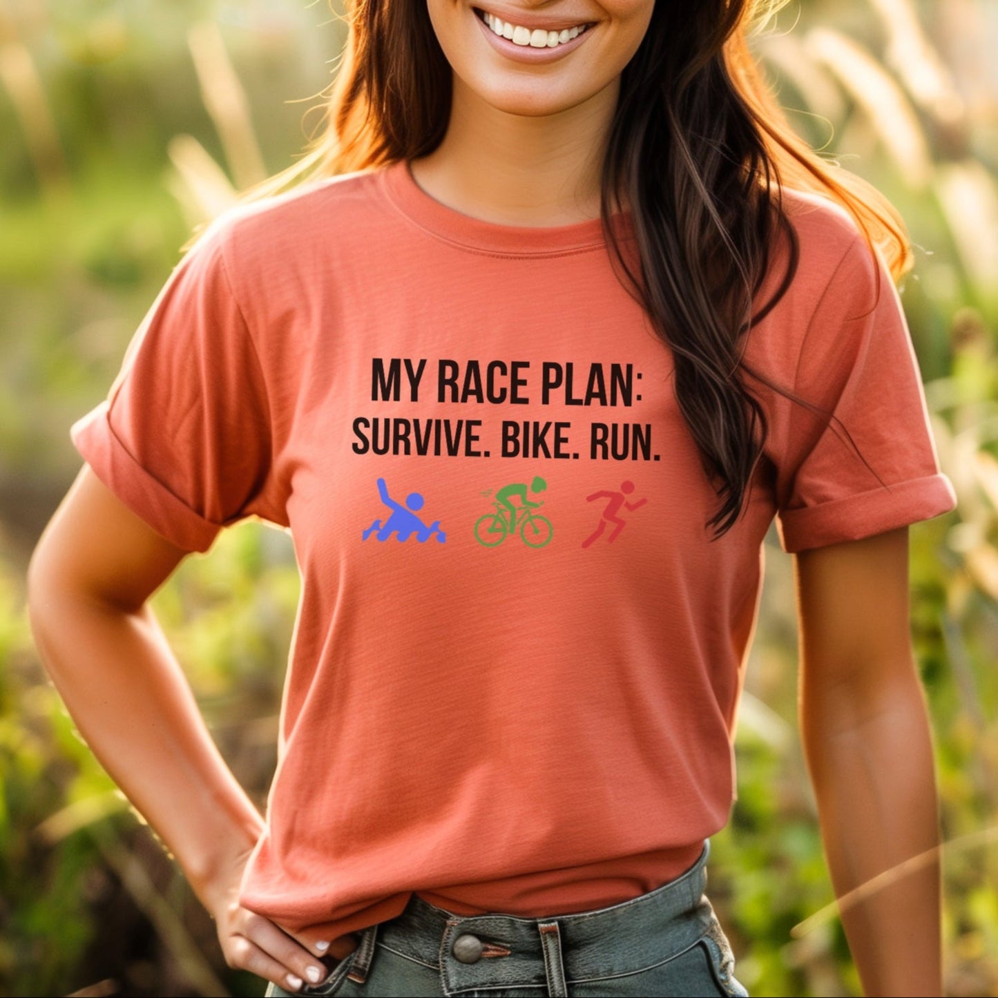 Plan: Survive Swim Tee
