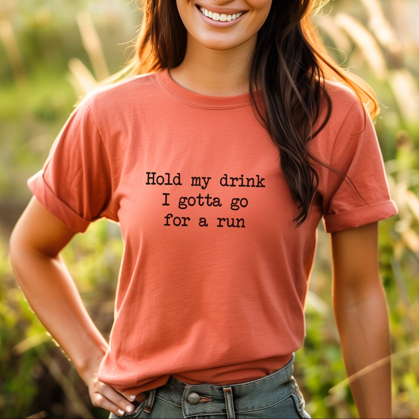 Hold My Drink - Run Tee