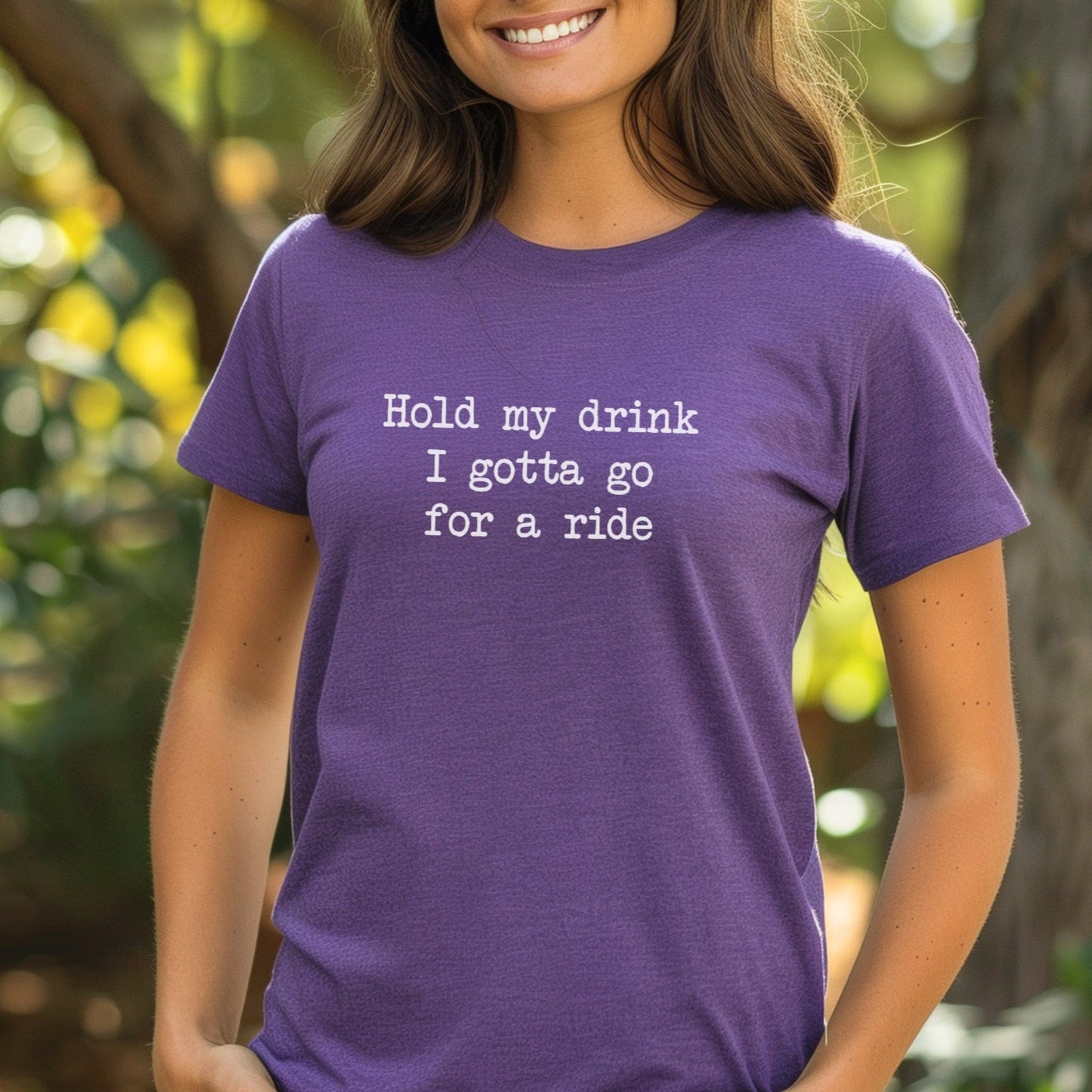 Hold My Drink - Go For Ride Tee