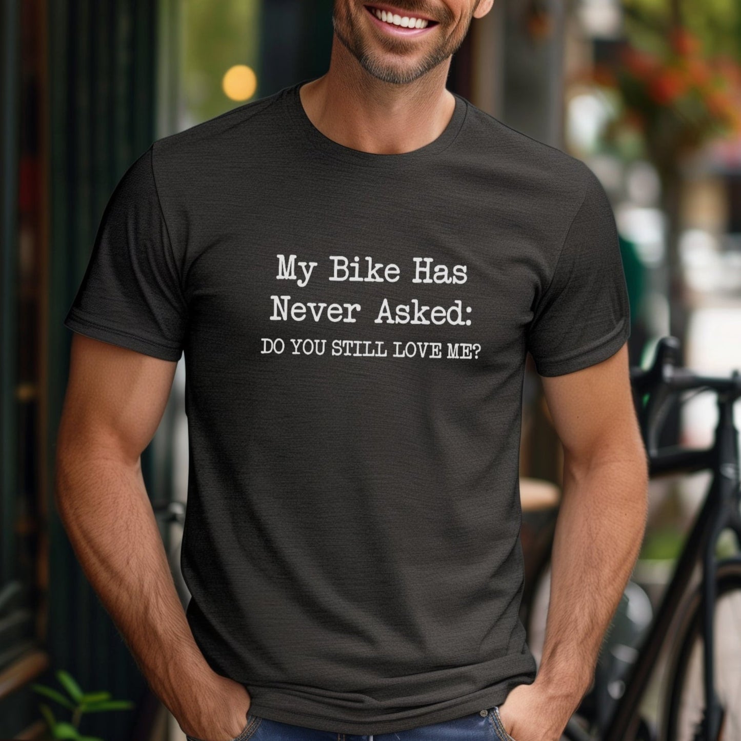 Bike Never Asked Tee