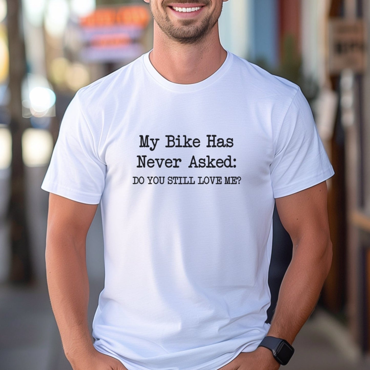 Bike Never Asked Tee