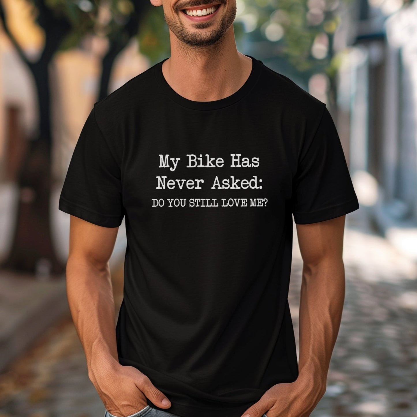 Bike Never Asked Tee