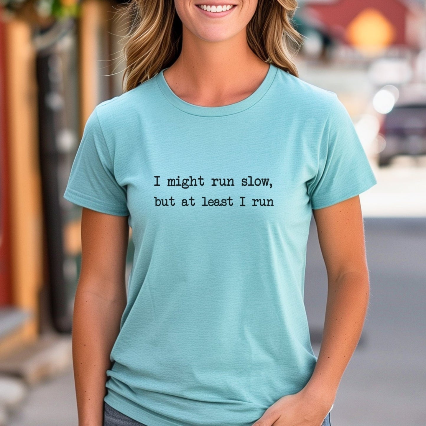 At Least I Run Tee