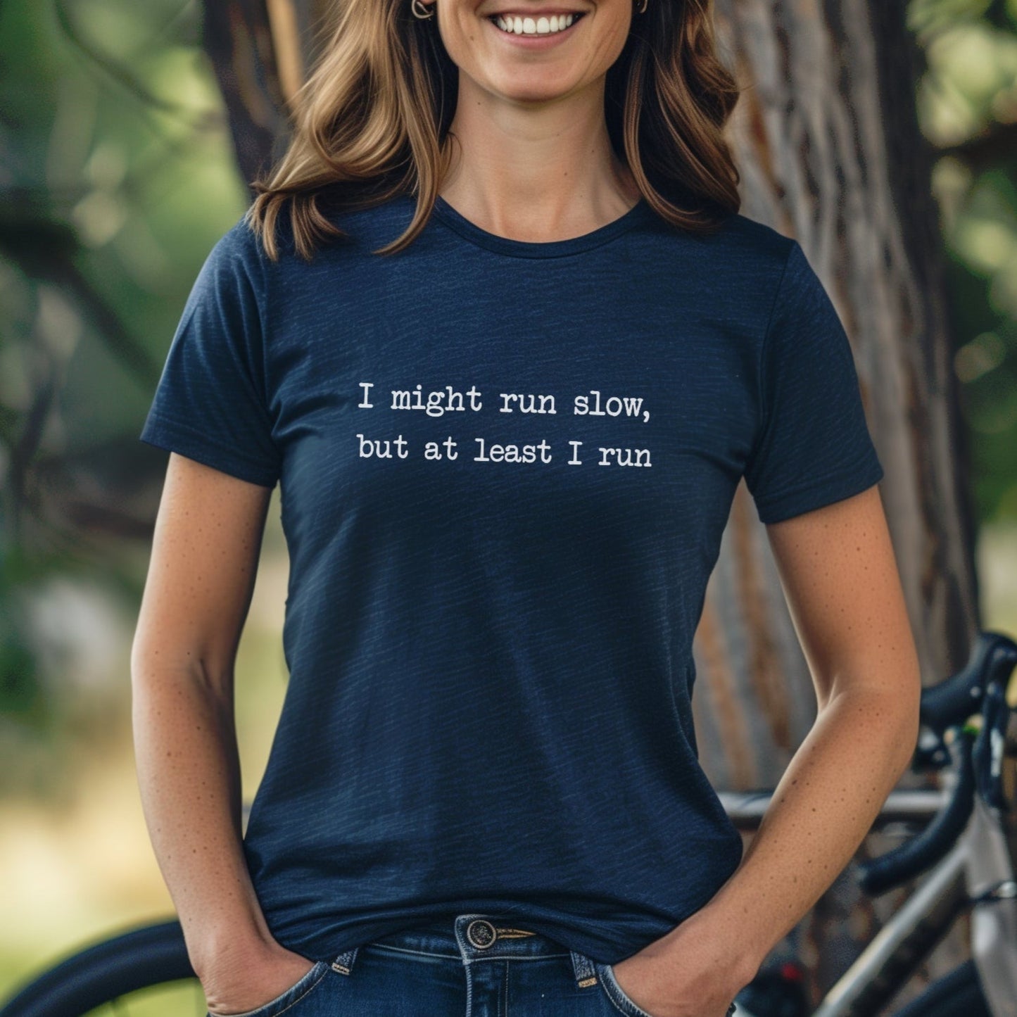 At Least I Run Tee