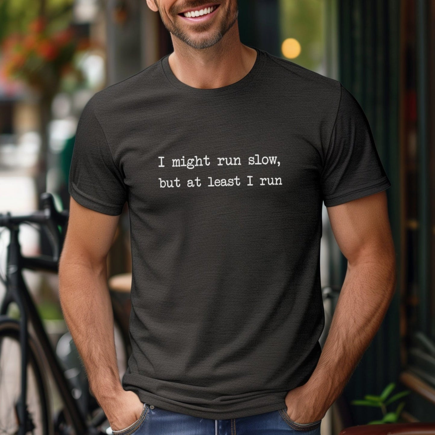 At Least I Run Tee