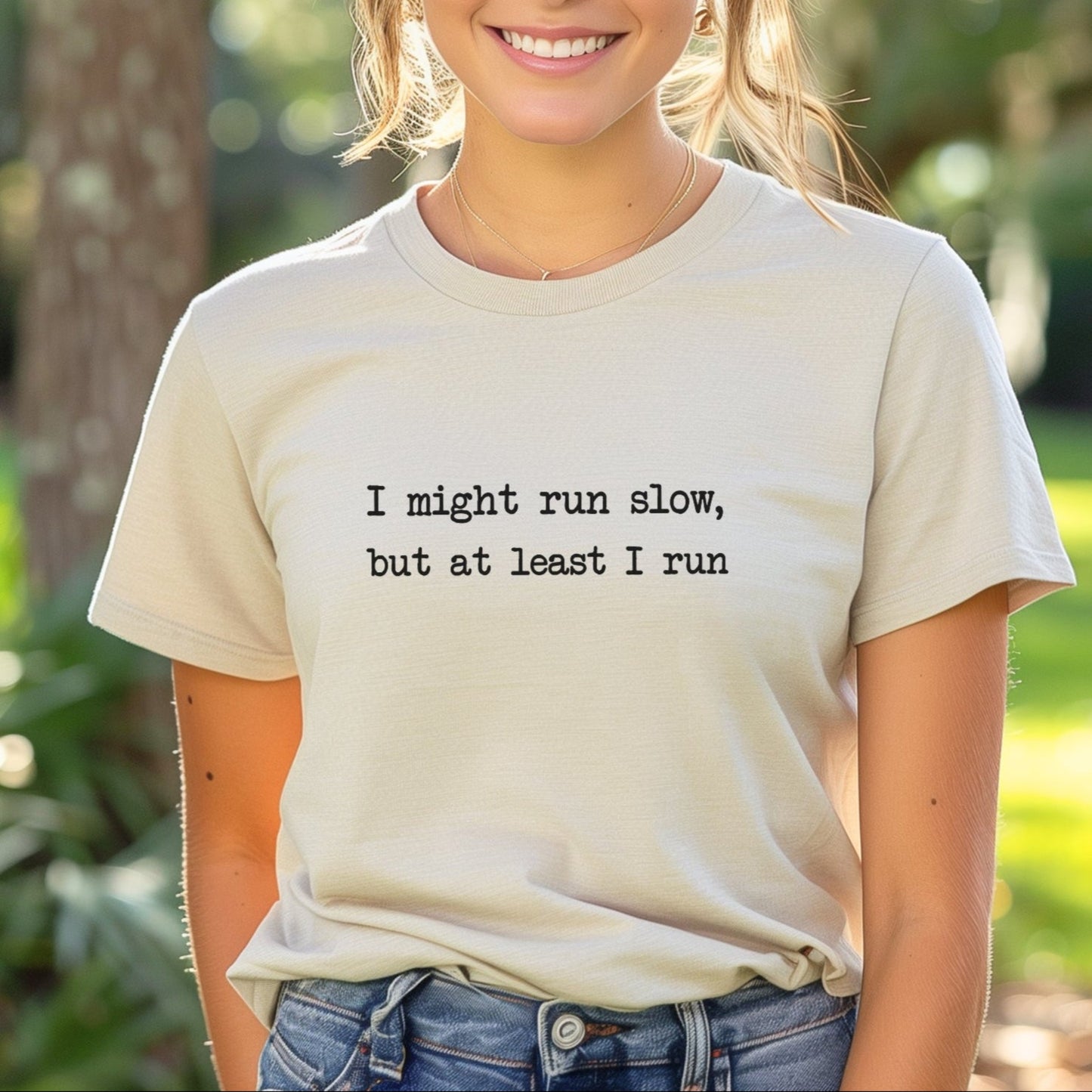 At Least I Run Tee