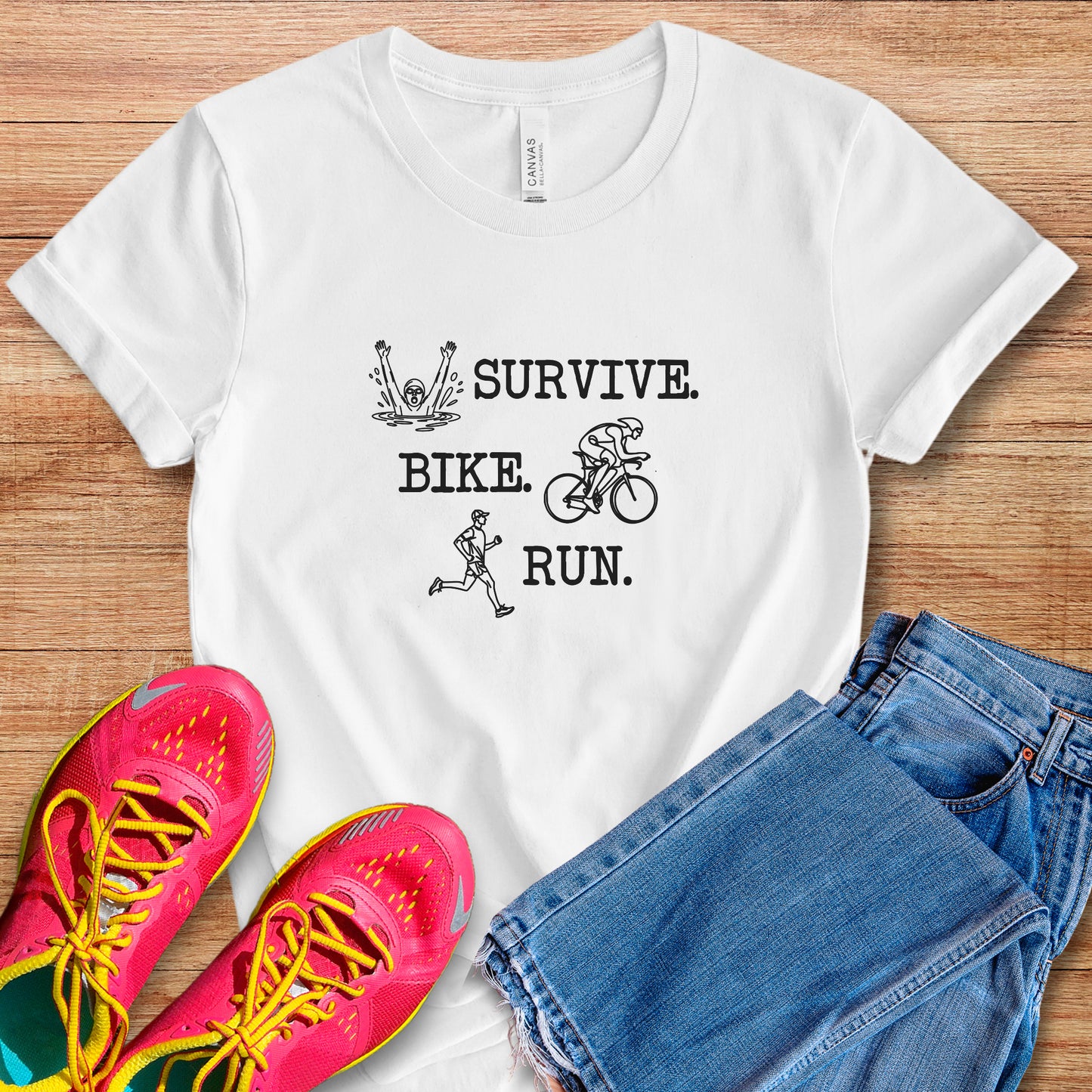 Survive Line Art Male Tee