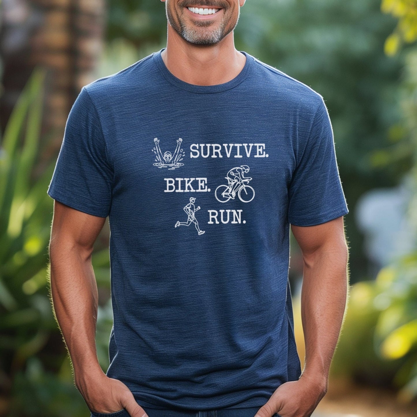 Survive Line Art Male Tee