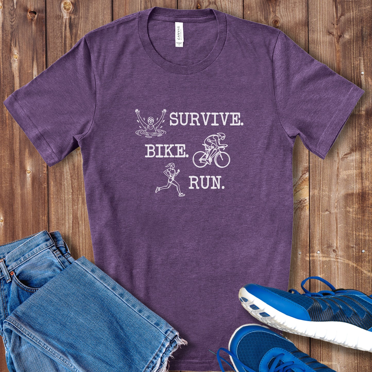 Survive Line Art Female Tee