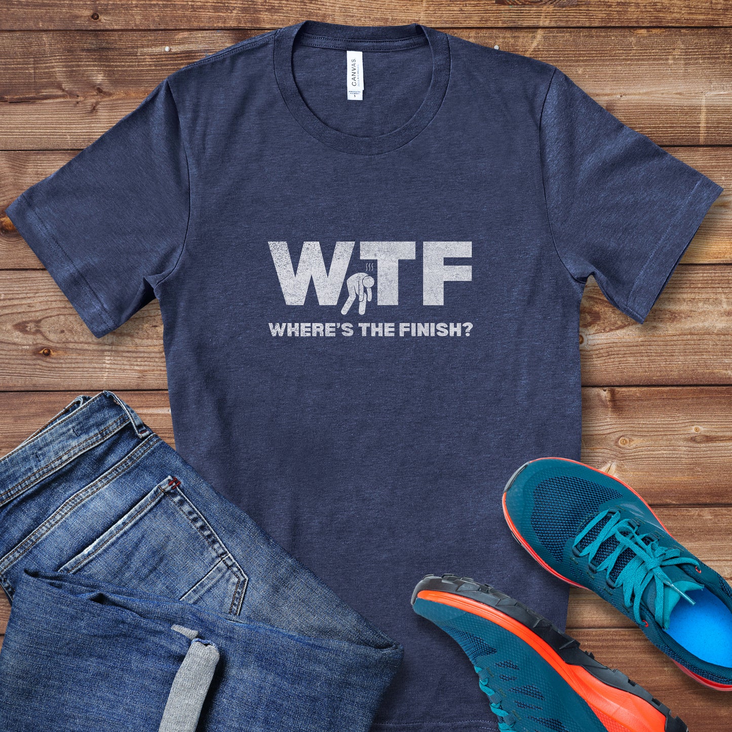 Distressed WTF Tee