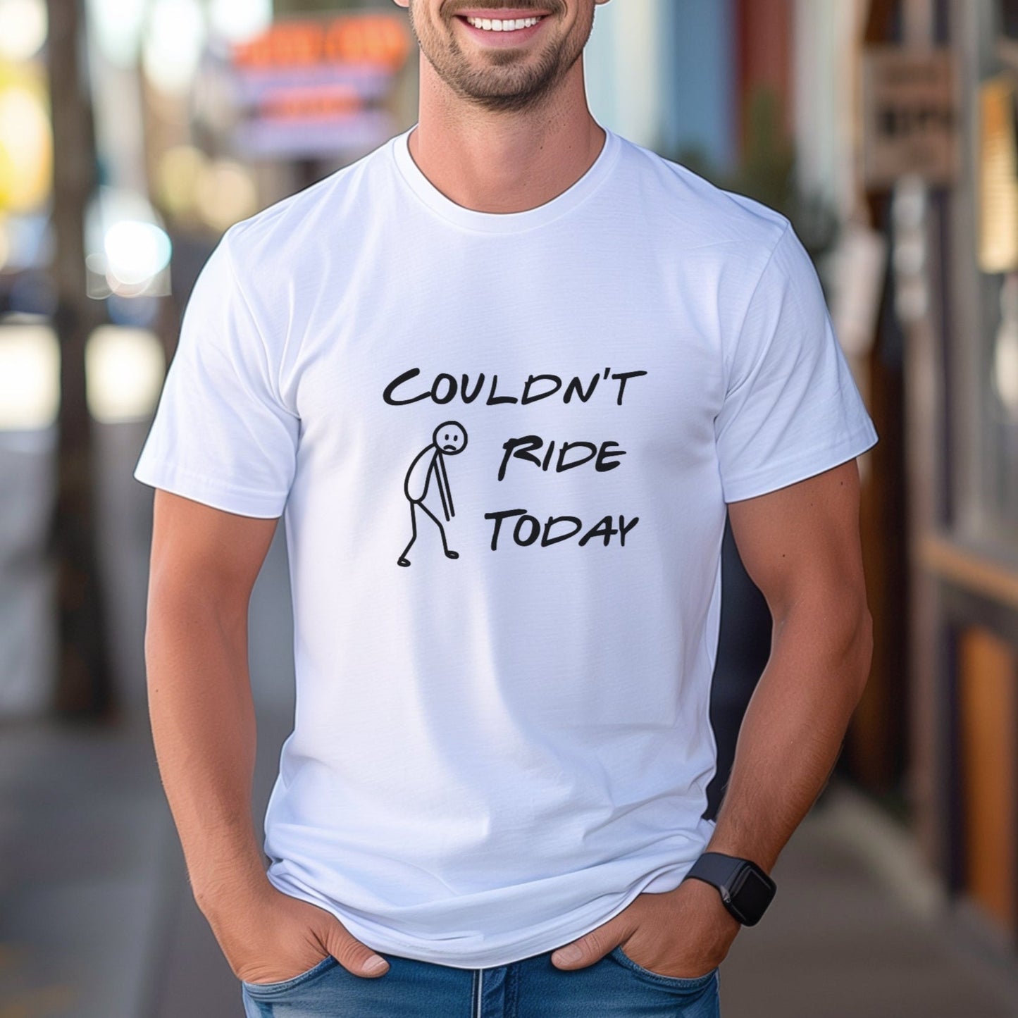 Couldn't Ride Today Tee