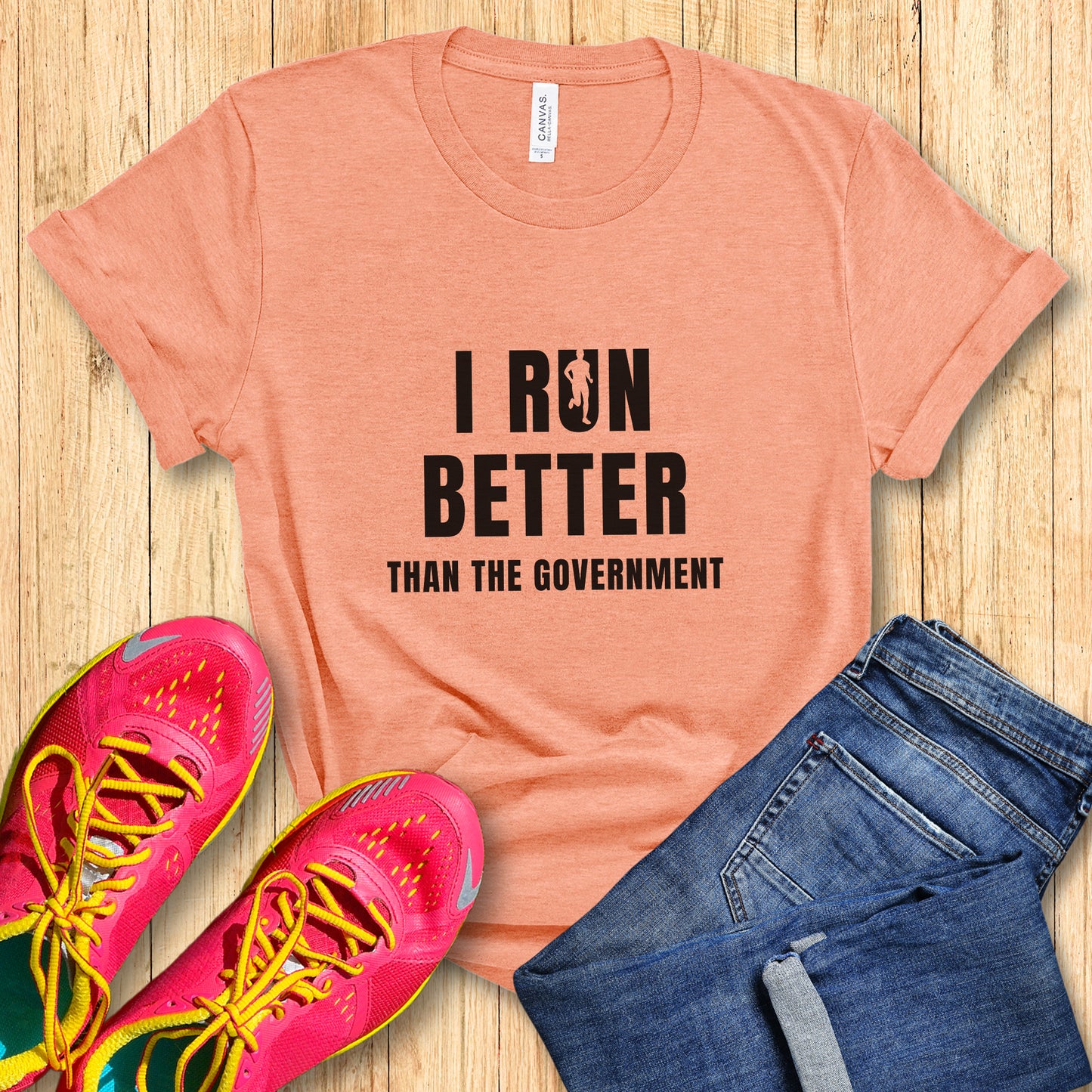 I Run Better Tee