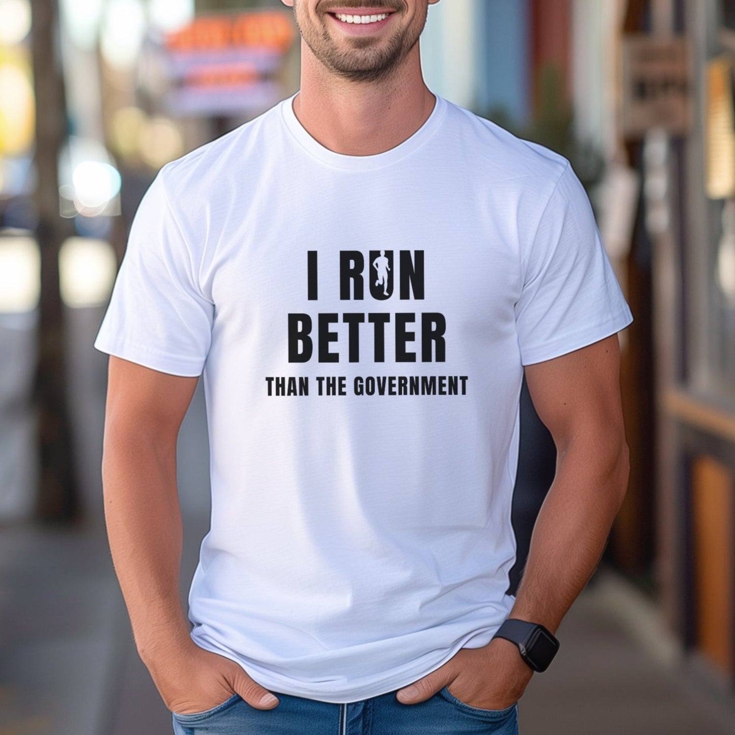 I Run Better Tee