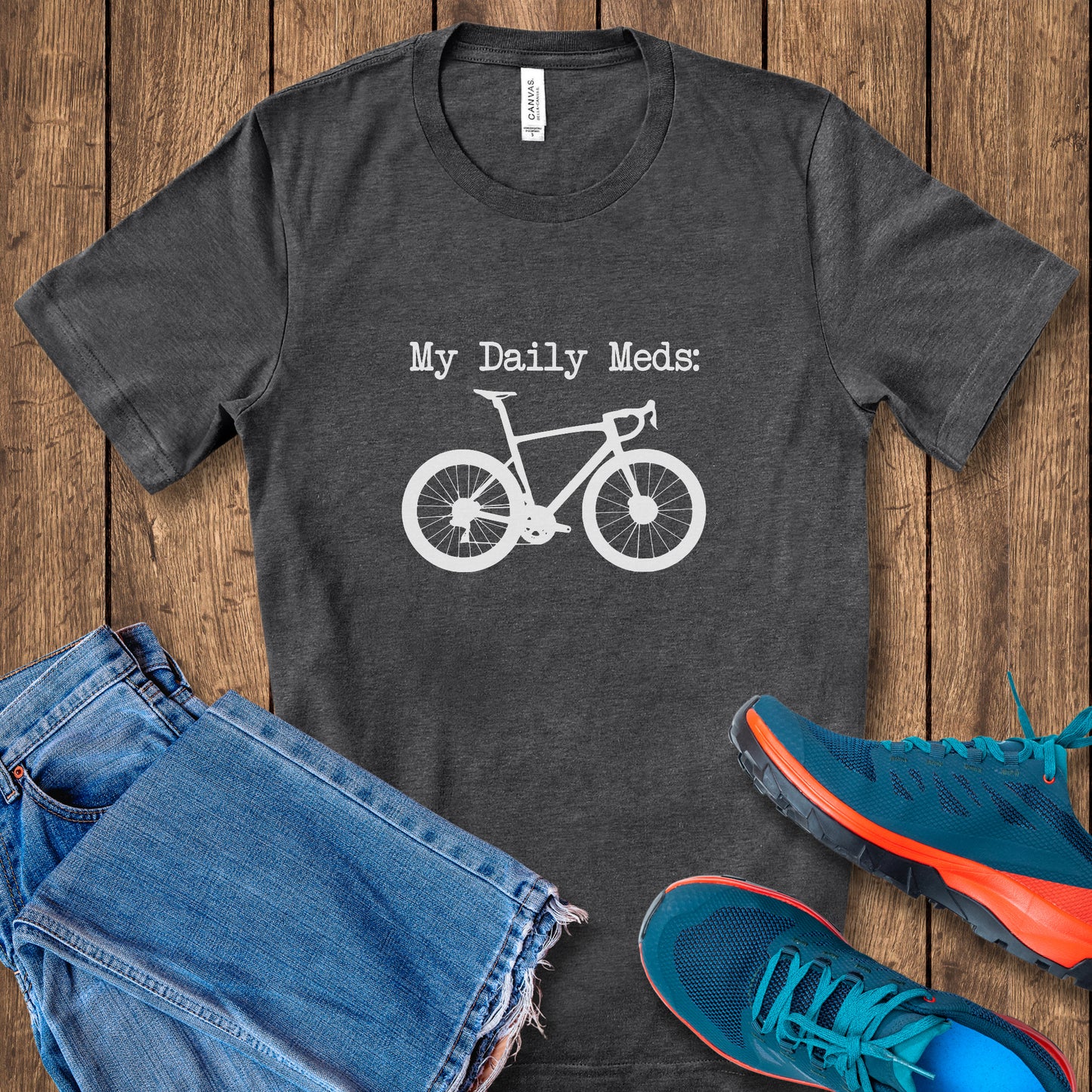 Daily Meds Road Bike Tee