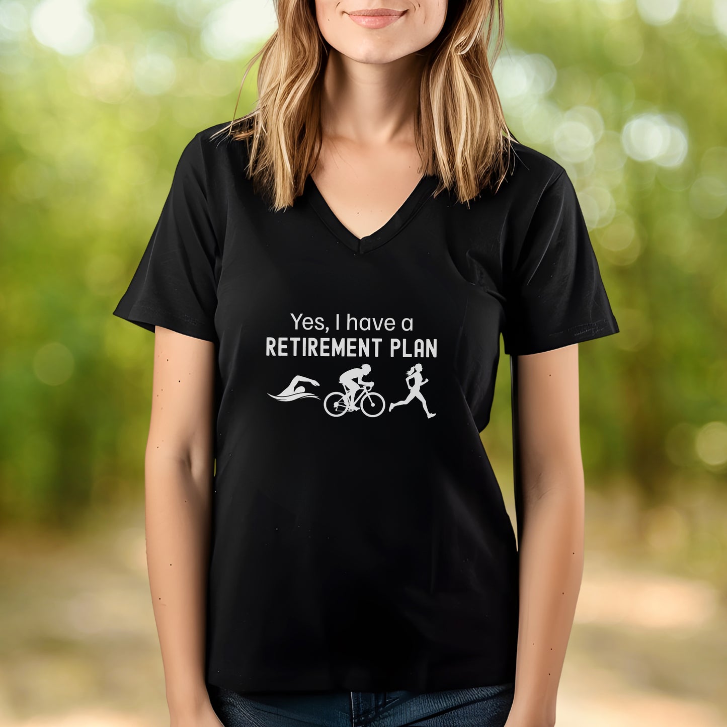 Tri Retirement V-Neck