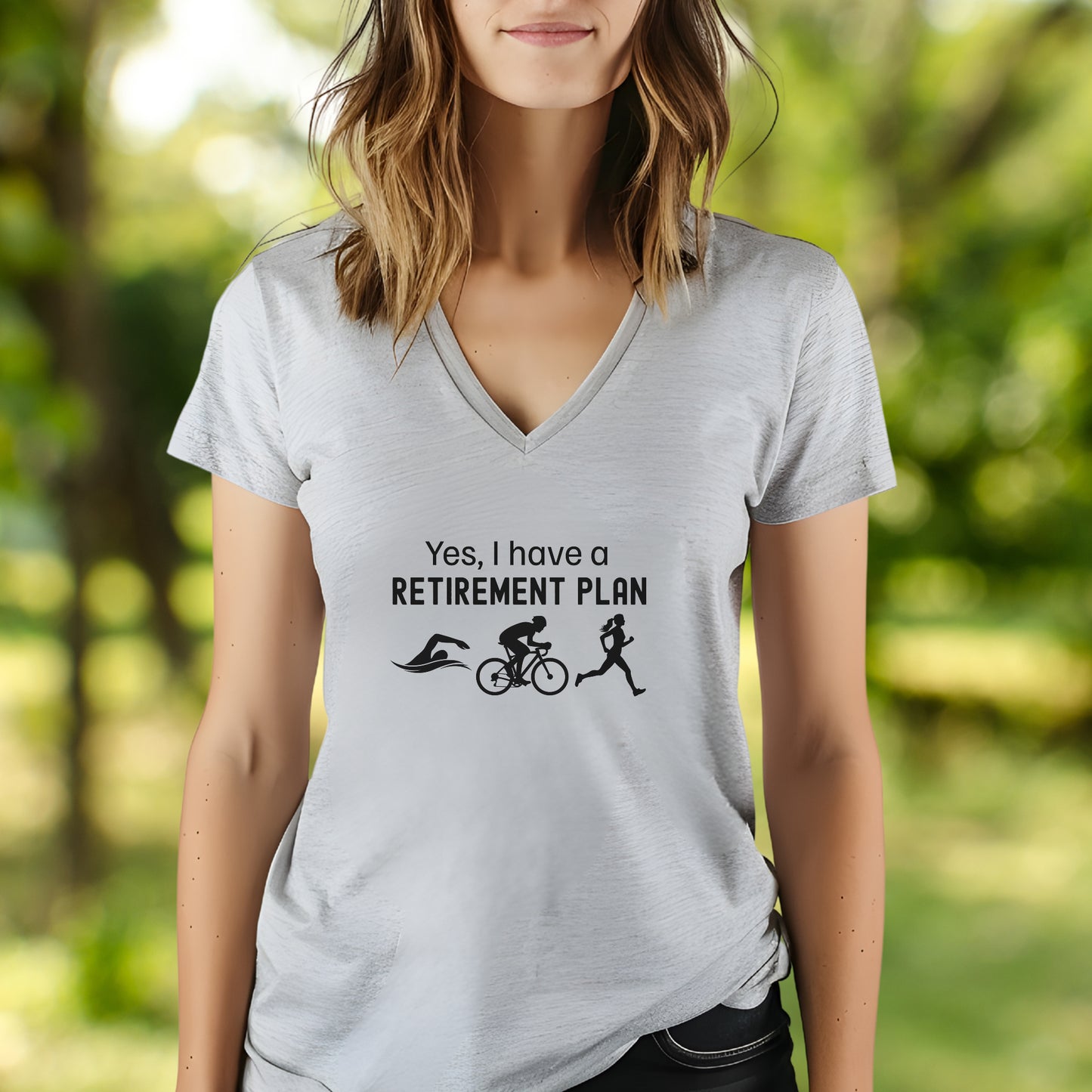 Tri Retirement V-Neck