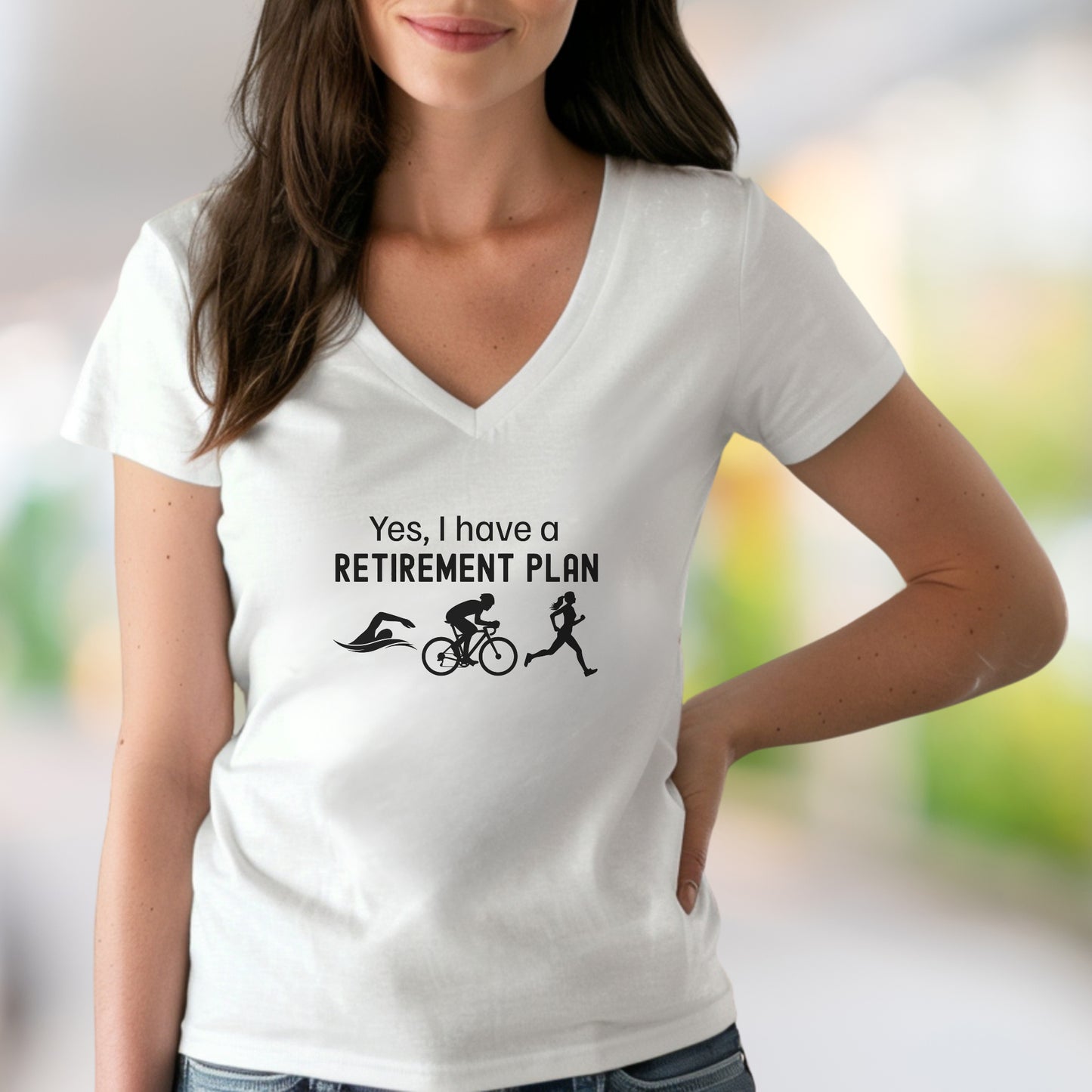 Tri Retirement V-Neck