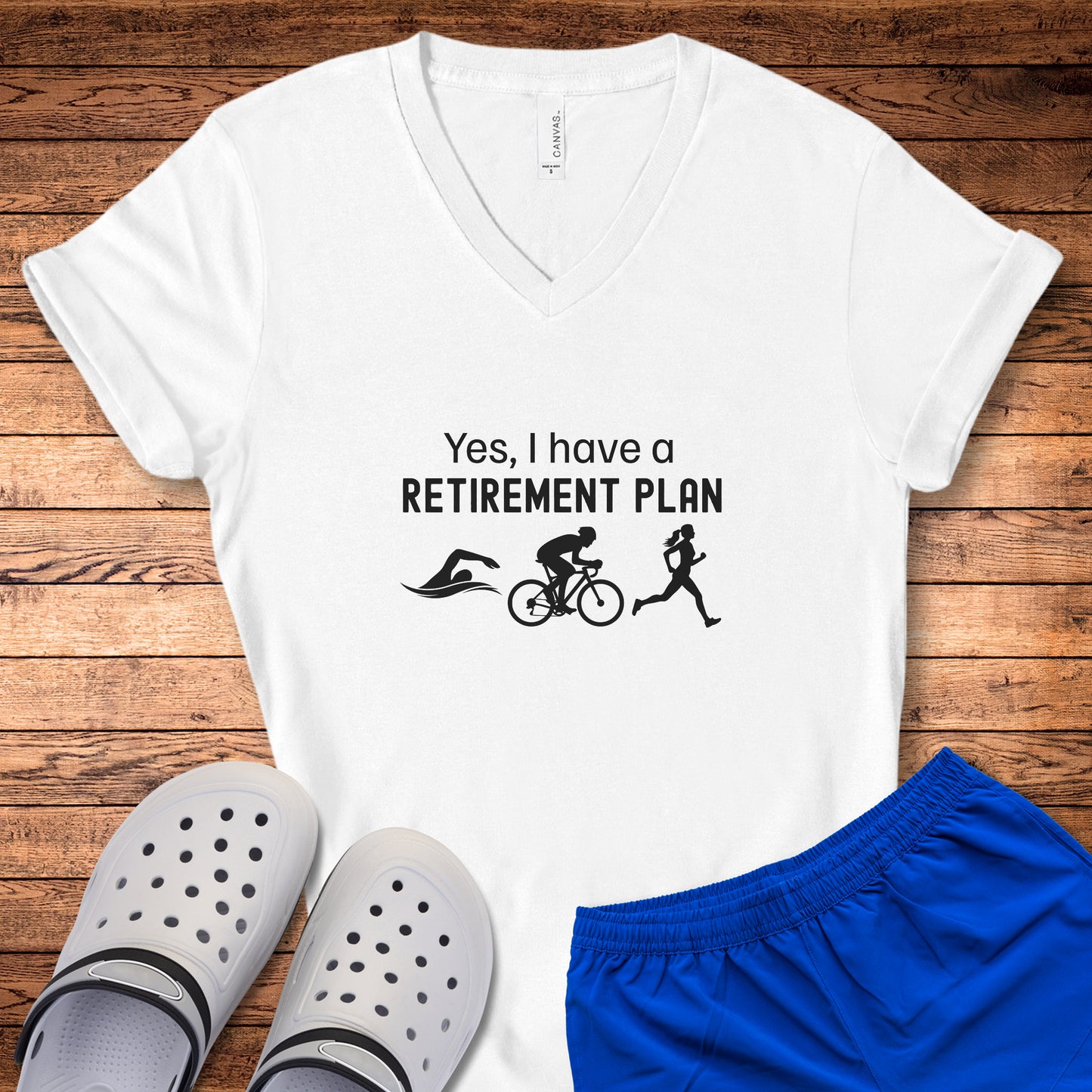 Tri Retirement V-Neck
