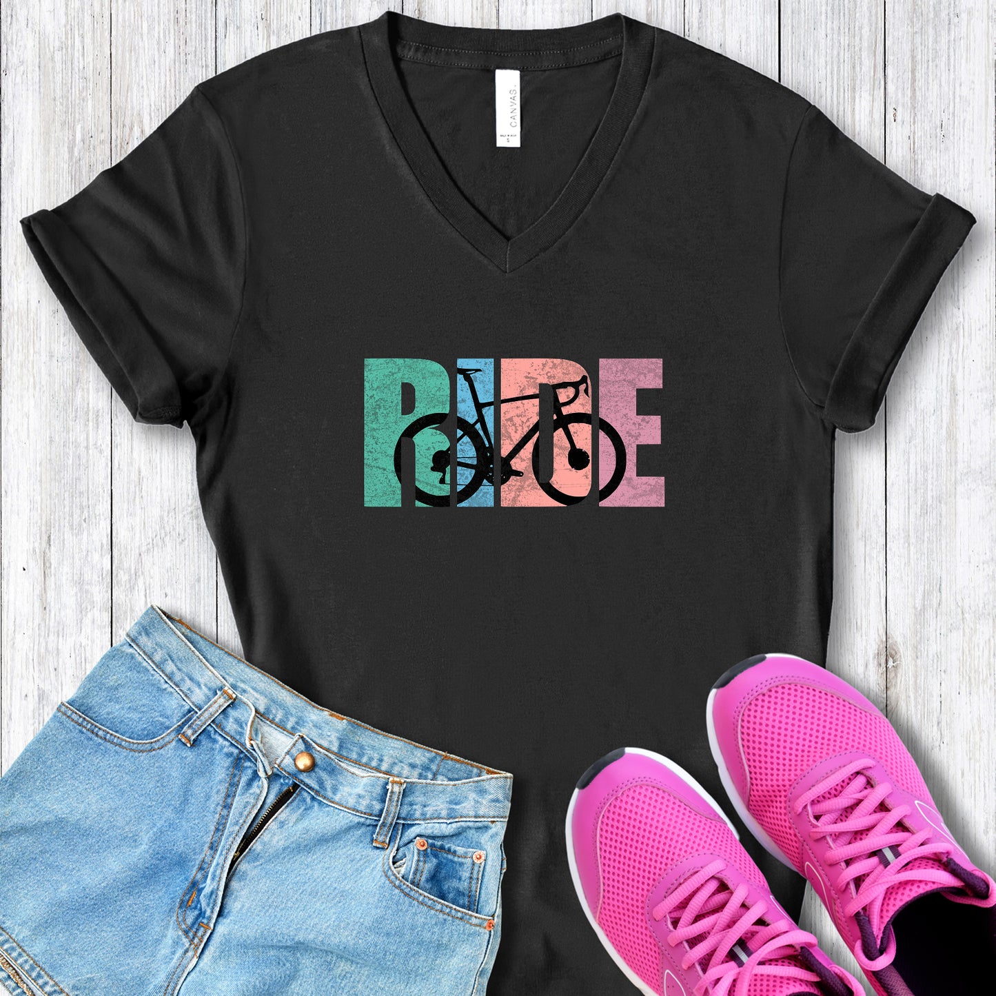 RIDE Pastels V-Neck