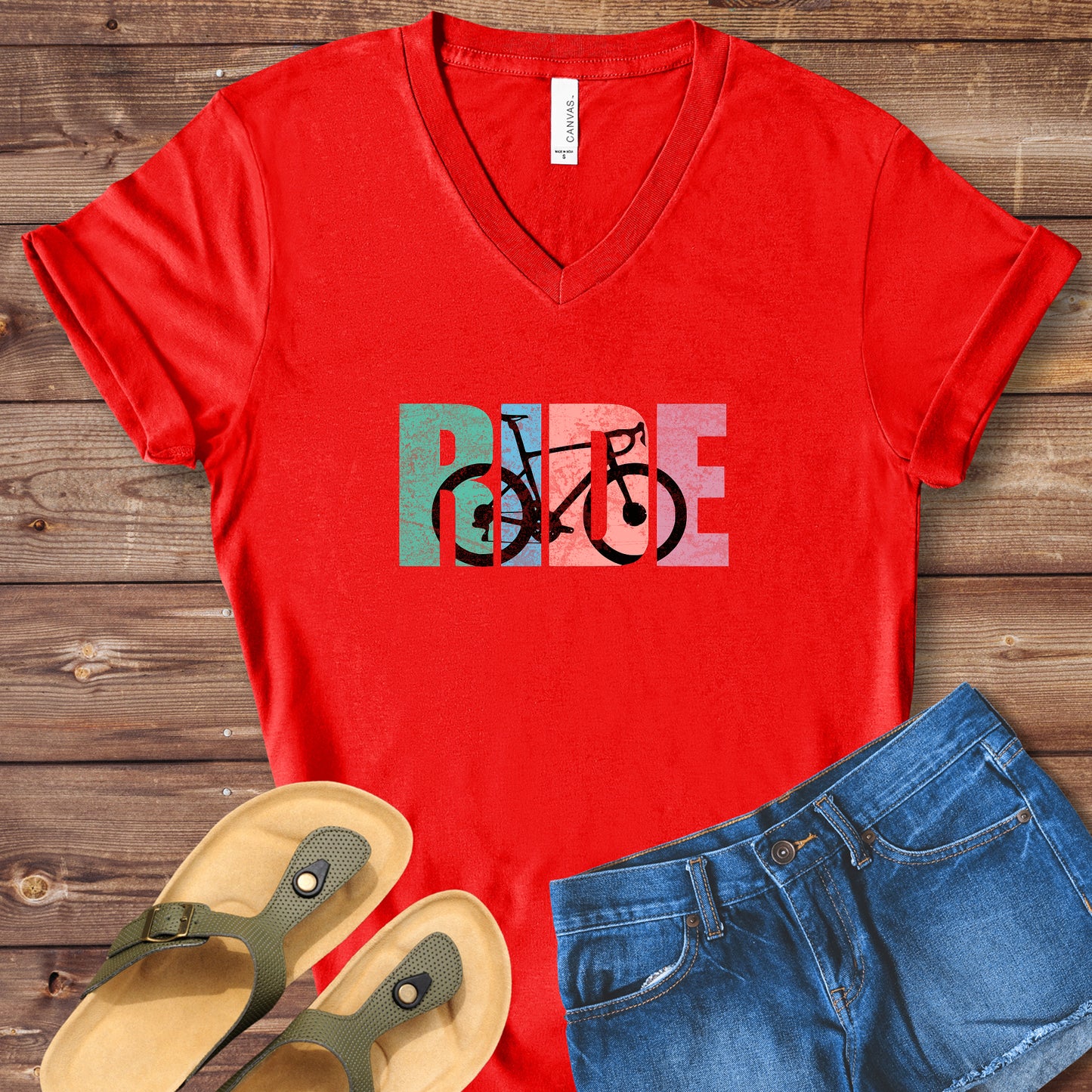RIDE Pastels V-Neck