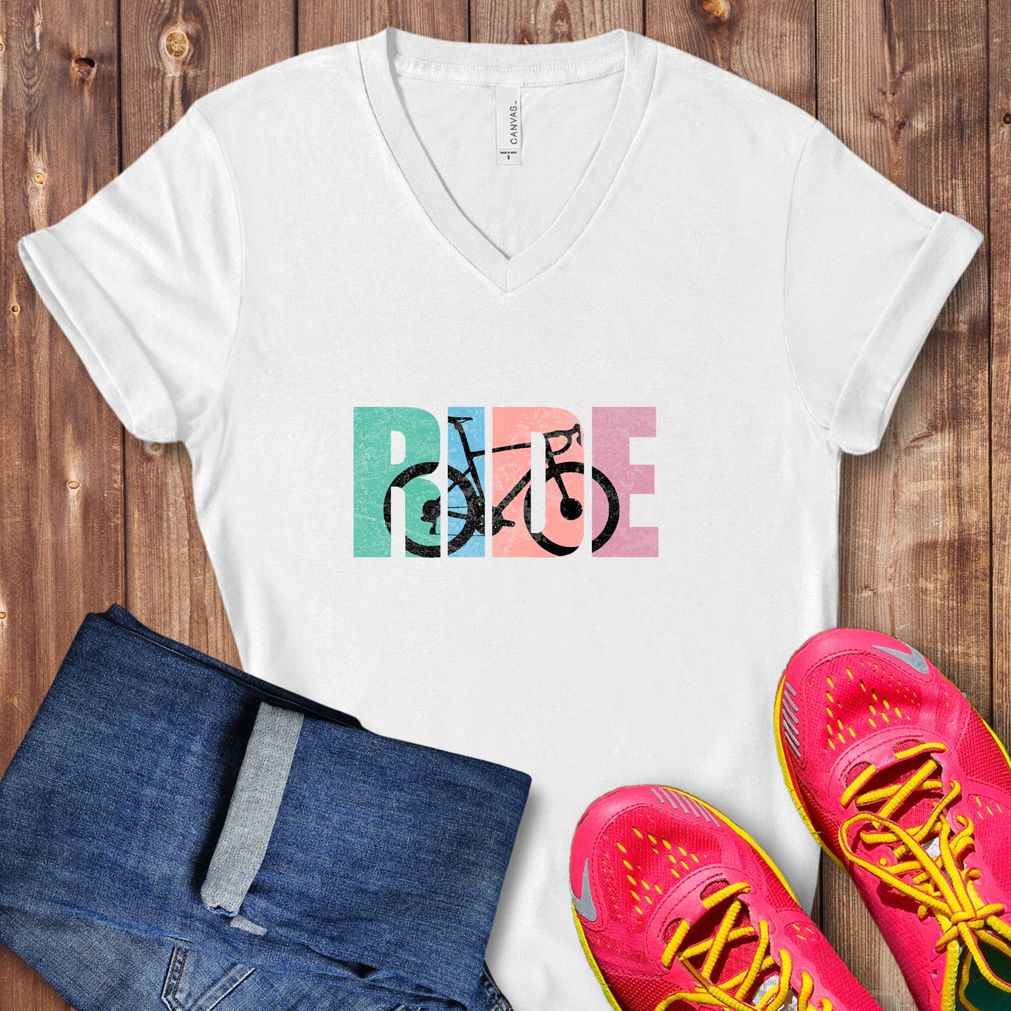 RIDE Pastels V-Neck
