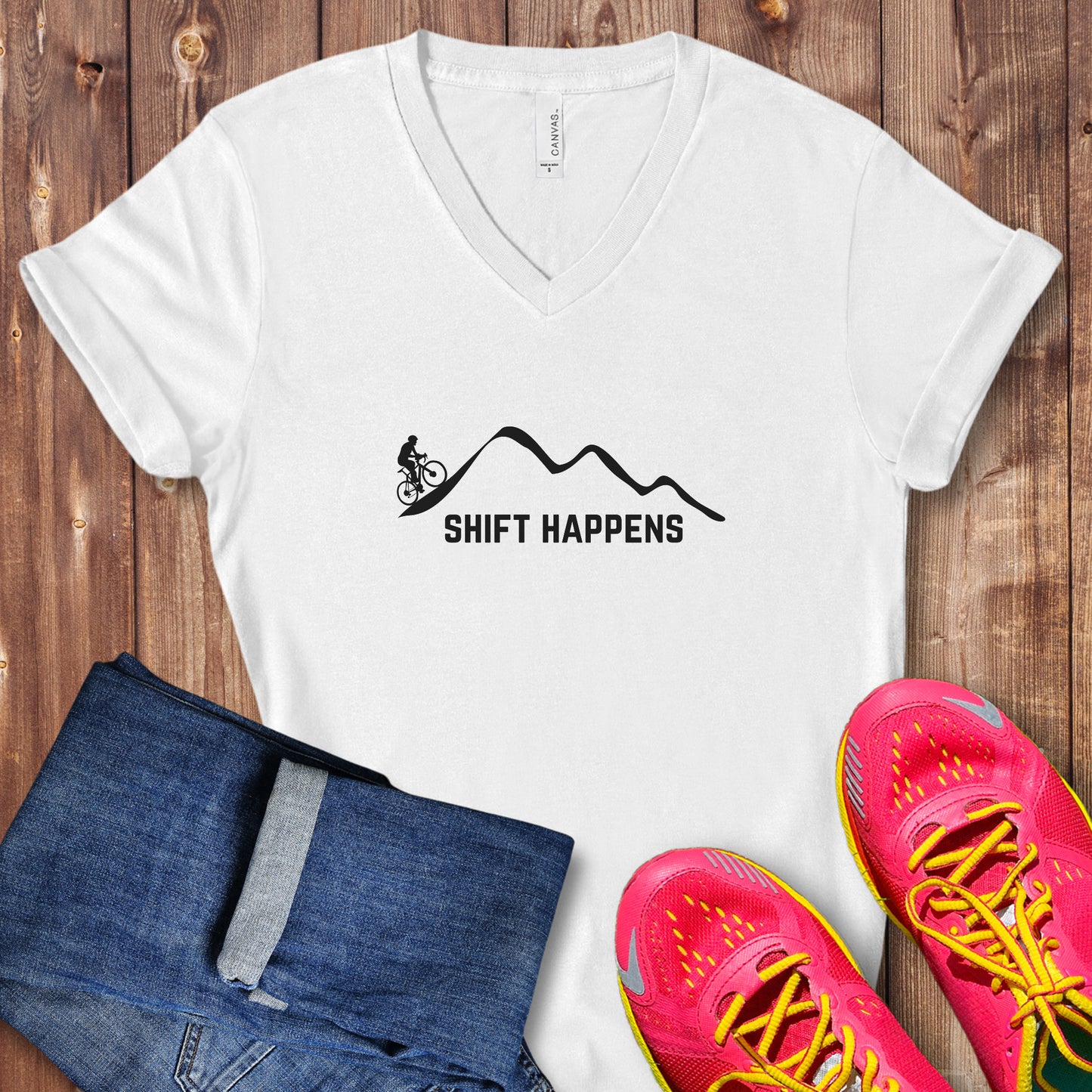 Shift Happens V-Neck