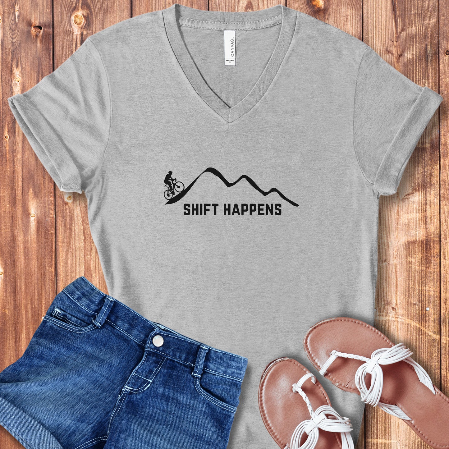 Shift Happens V-Neck