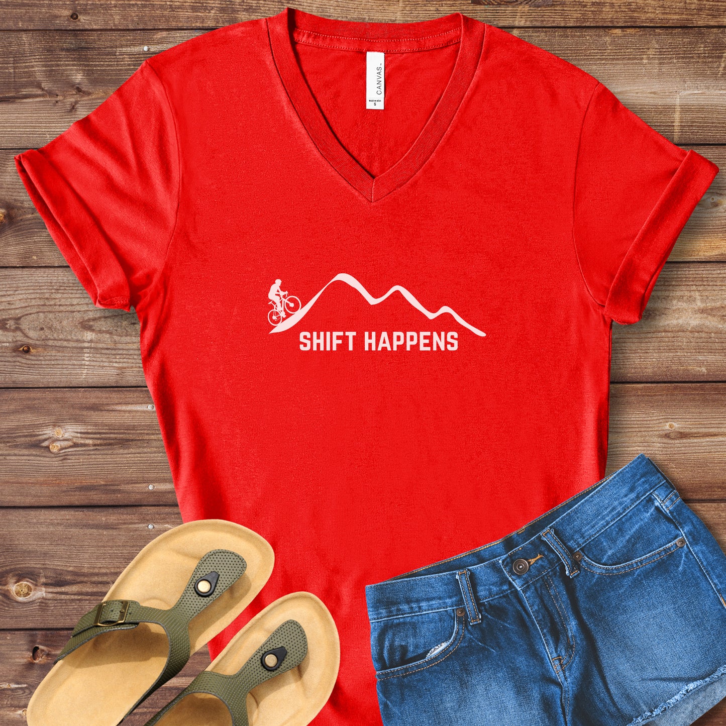 Shift Happens V-Neck