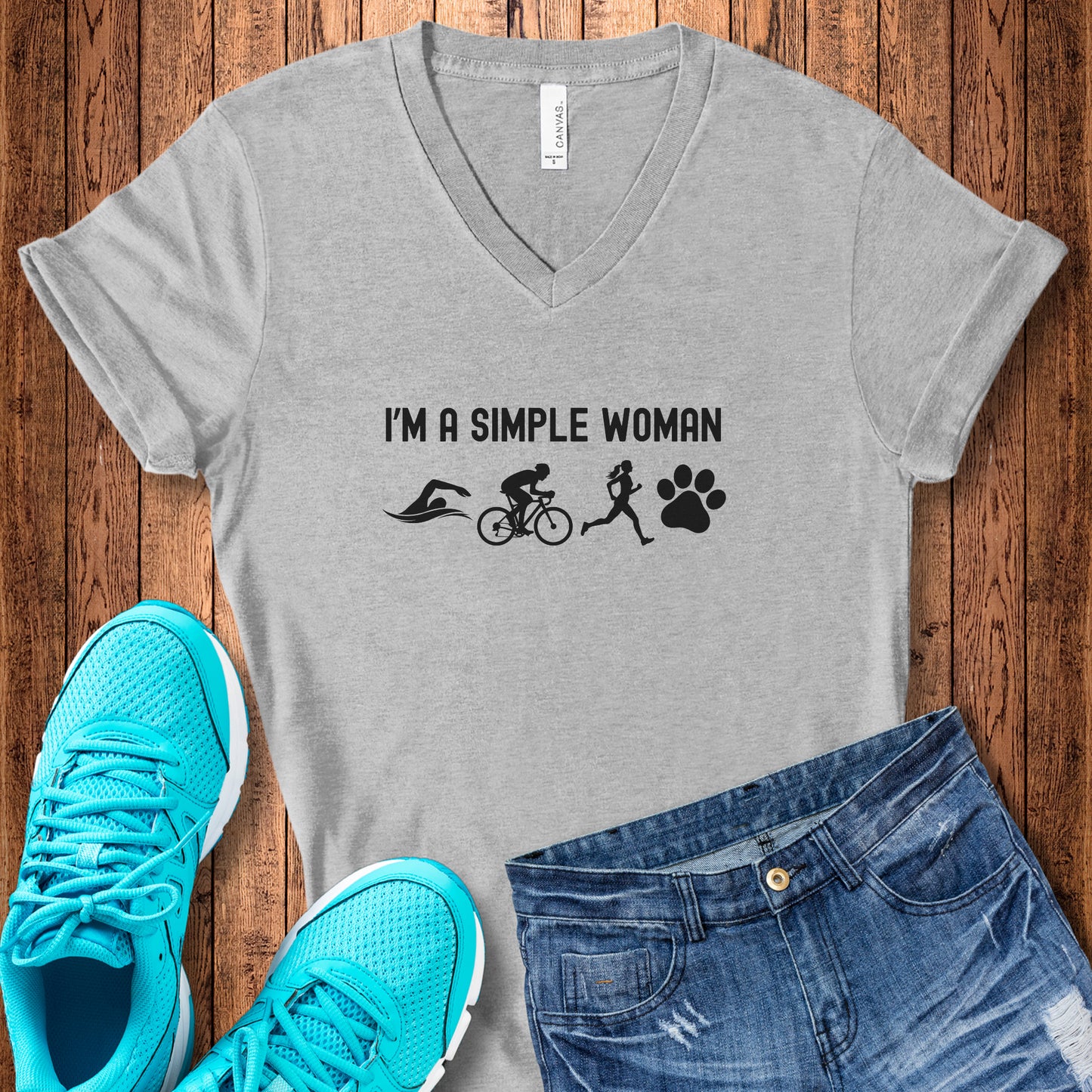 Simple Woman V-Neck