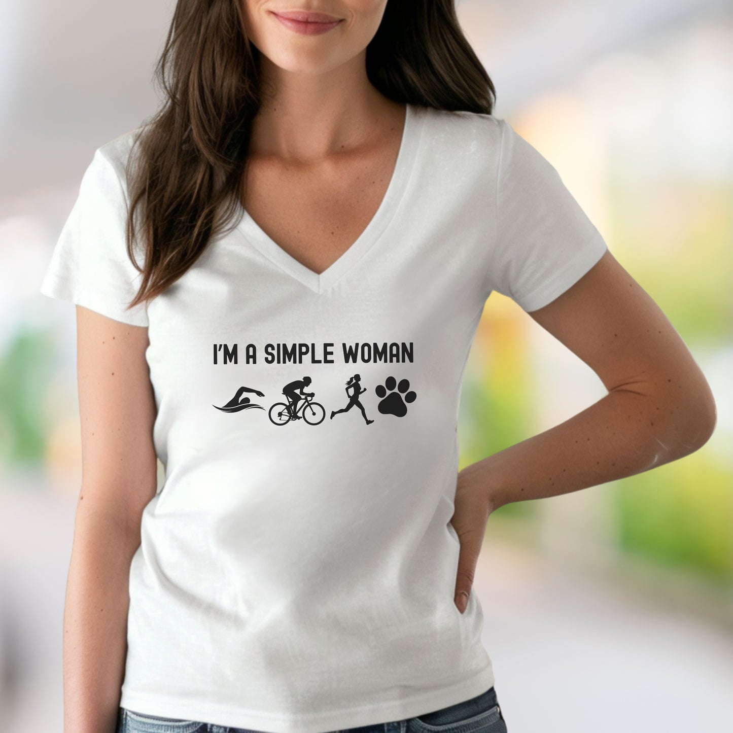 Simple Woman V-Neck
