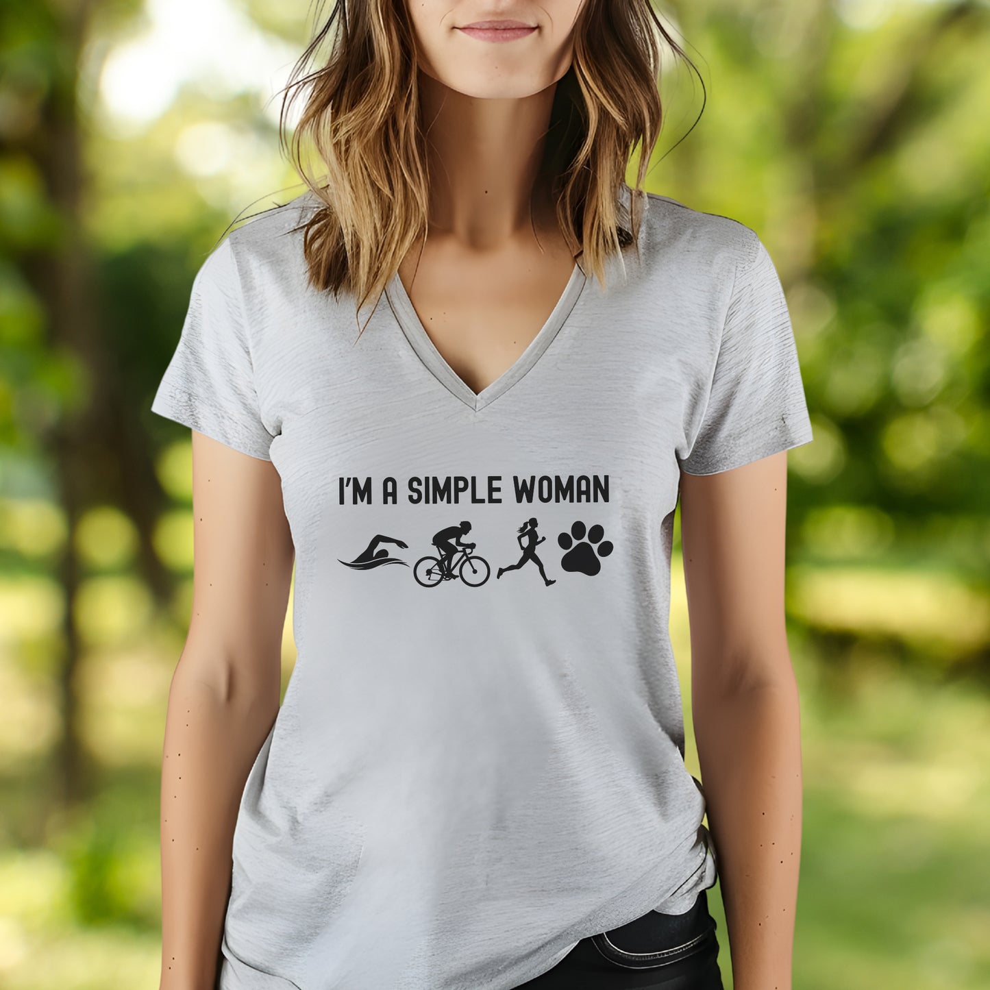Simple Woman V-Neck