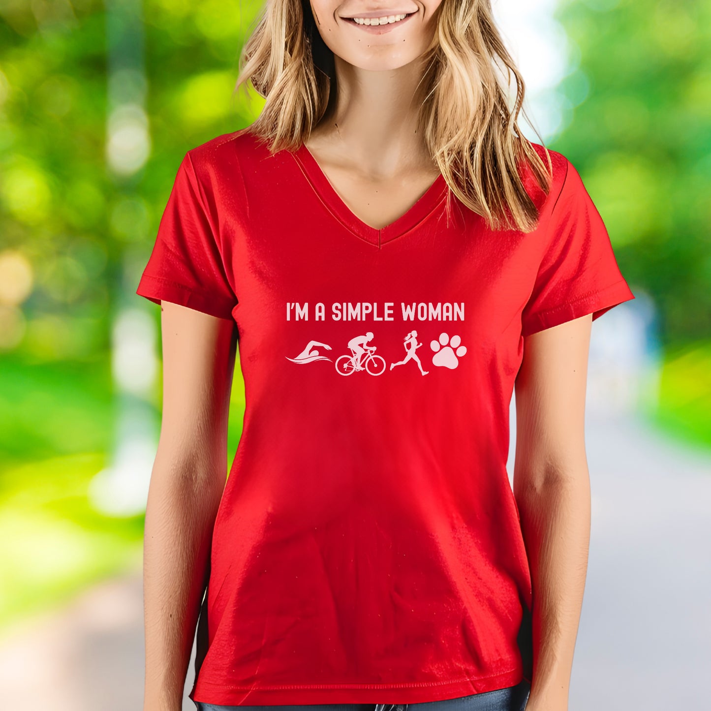 Simple Woman V-Neck