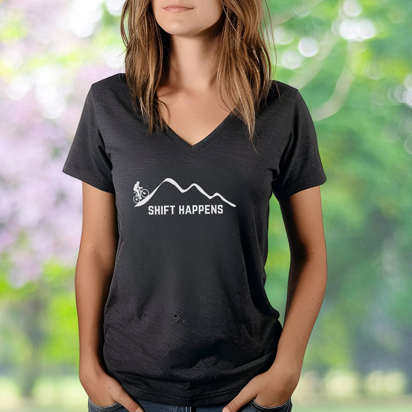 Shift Happens V-Neck