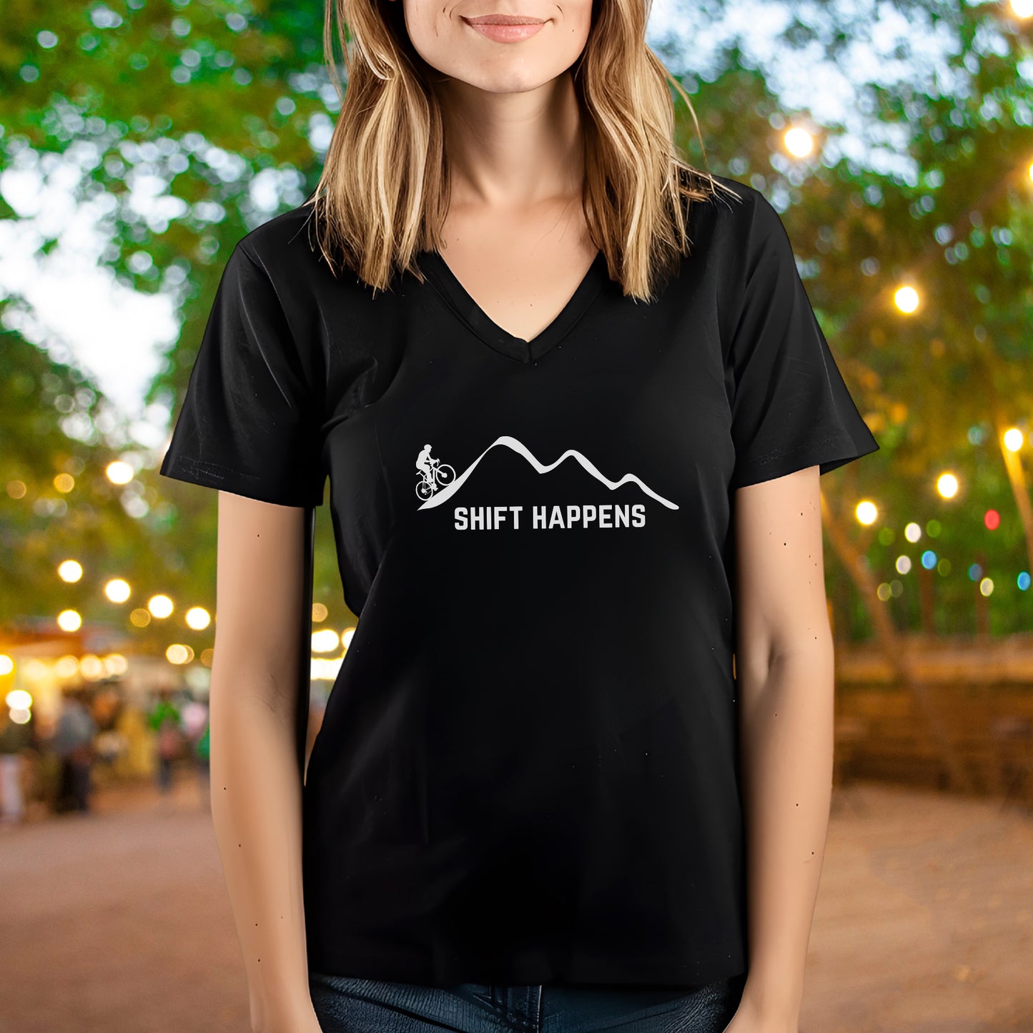 Shift Happens V-Neck