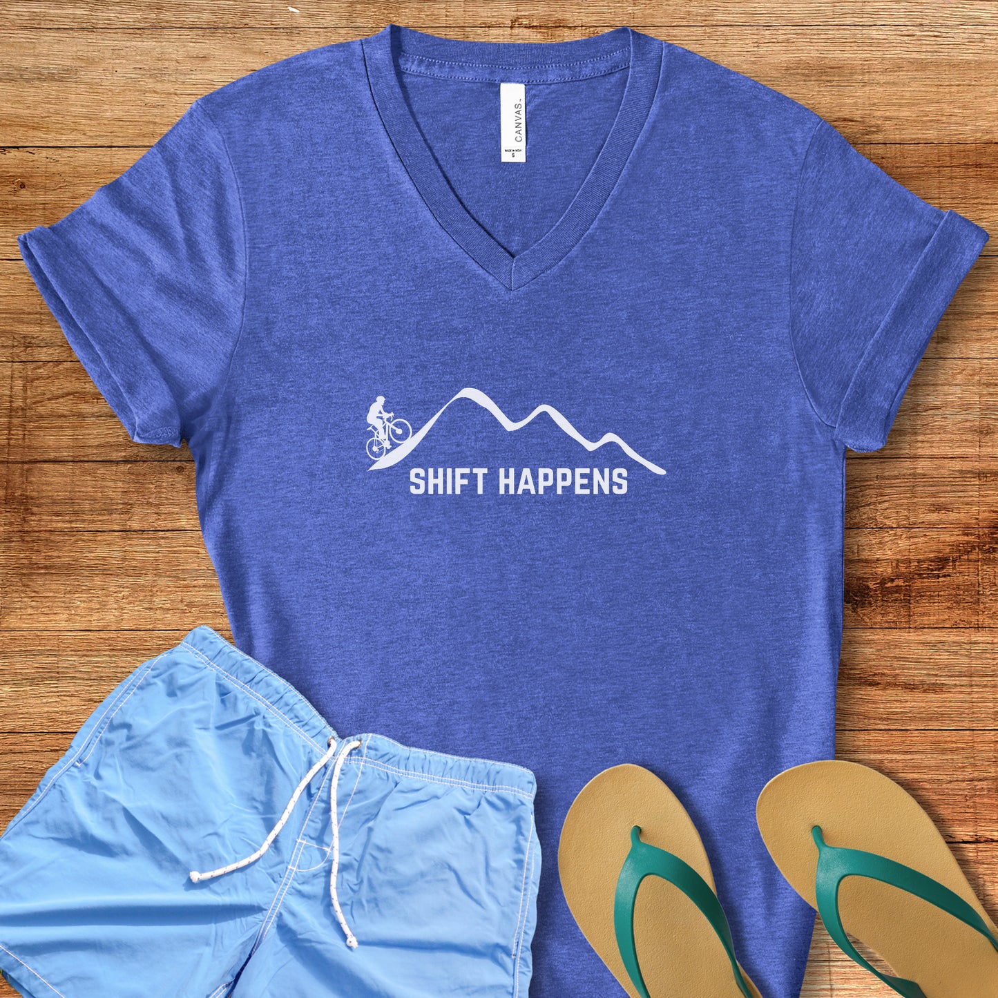 Shift Happens V-Neck