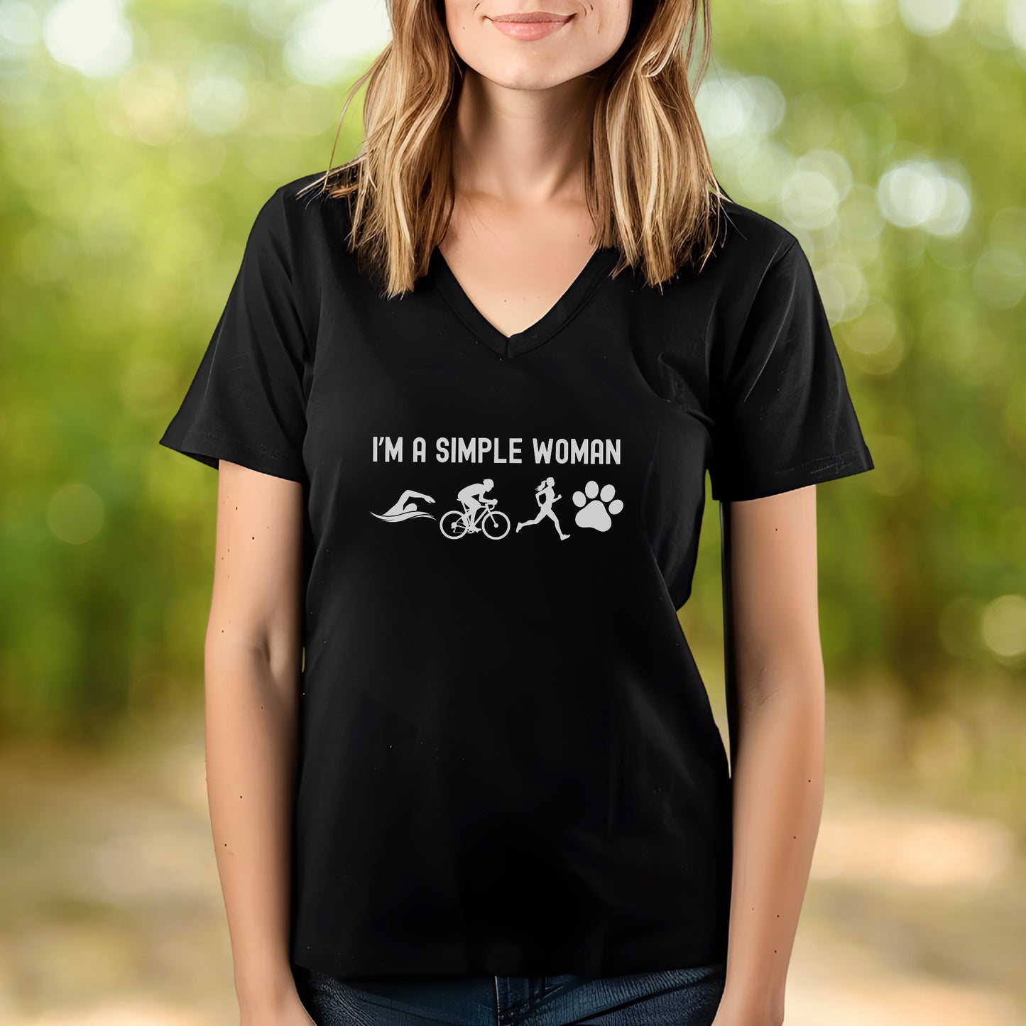 Simple Woman V-Neck
