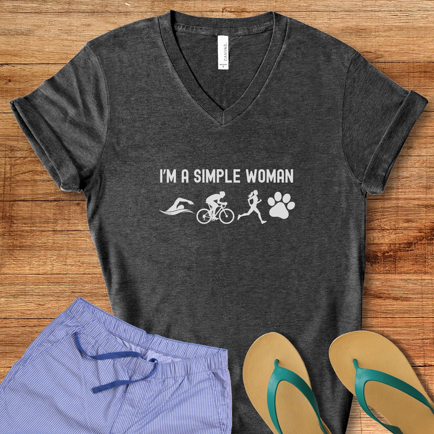 Simple Woman V-Neck
