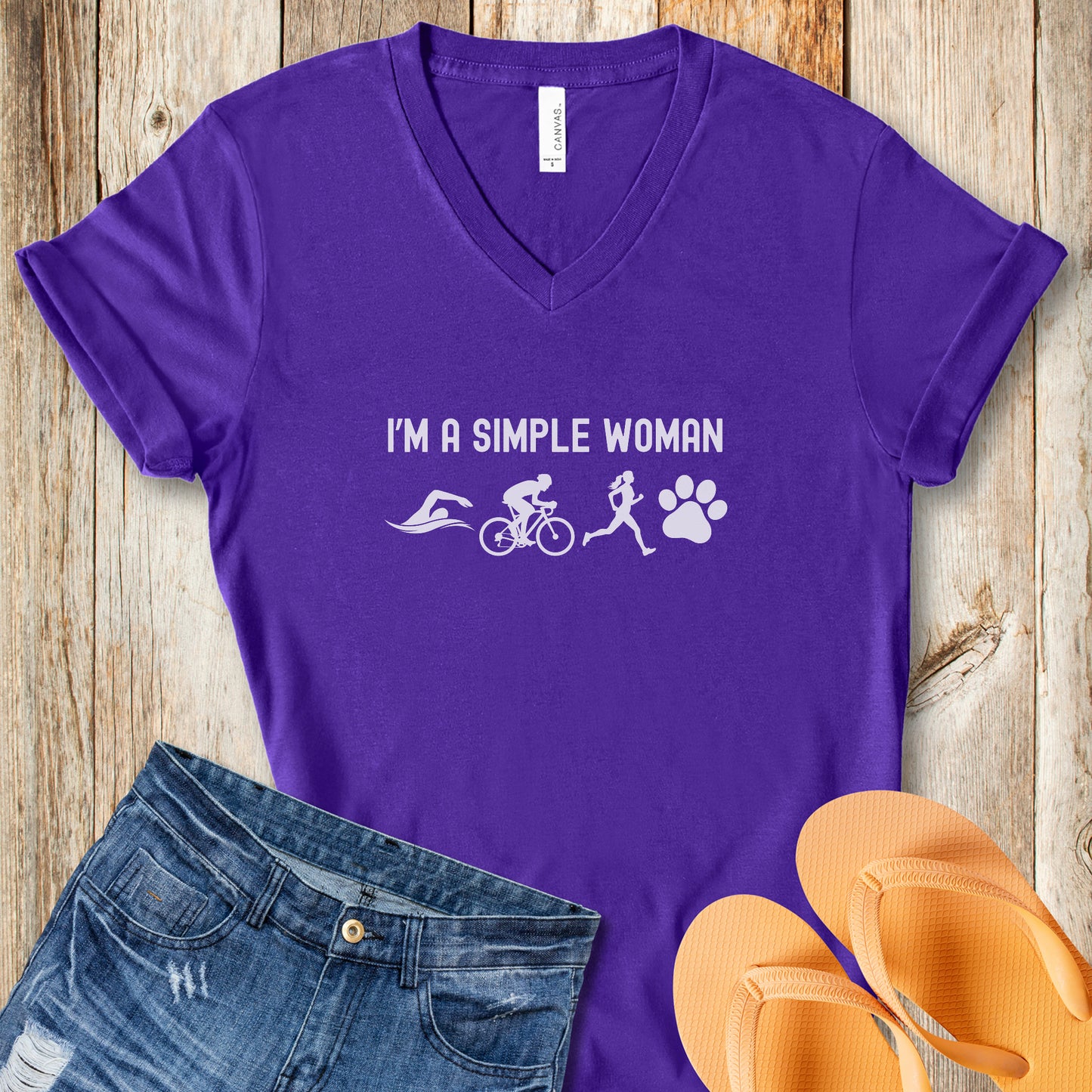 Simple Woman V-Neck