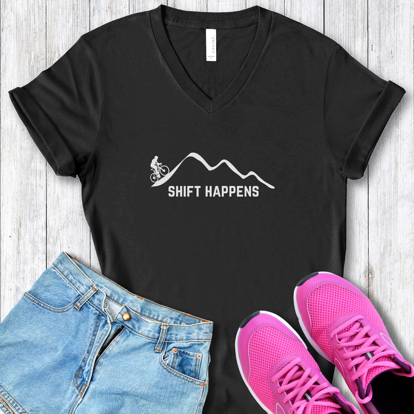 Shift Happens V-Neck