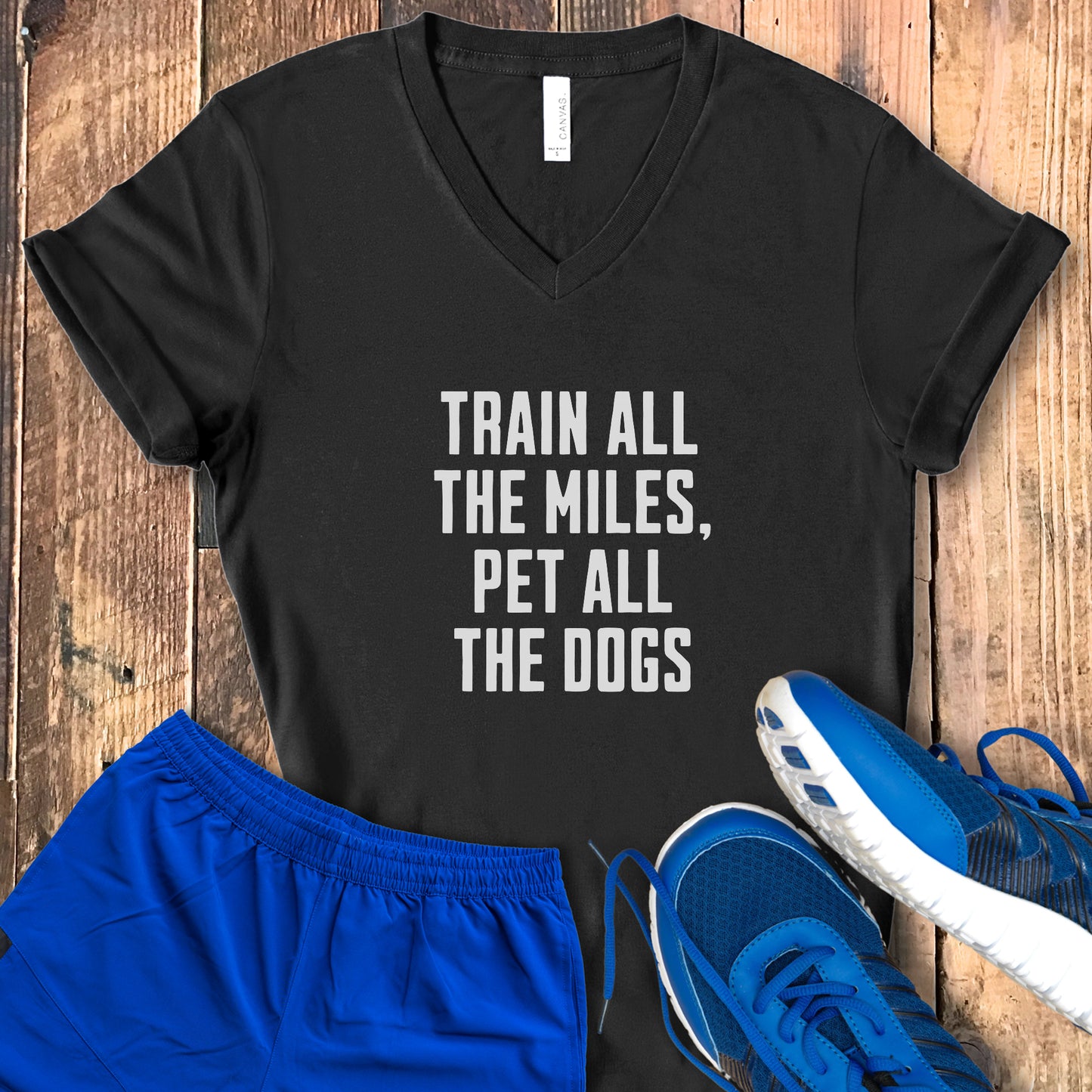 Train & Pet Dogs V-Neck