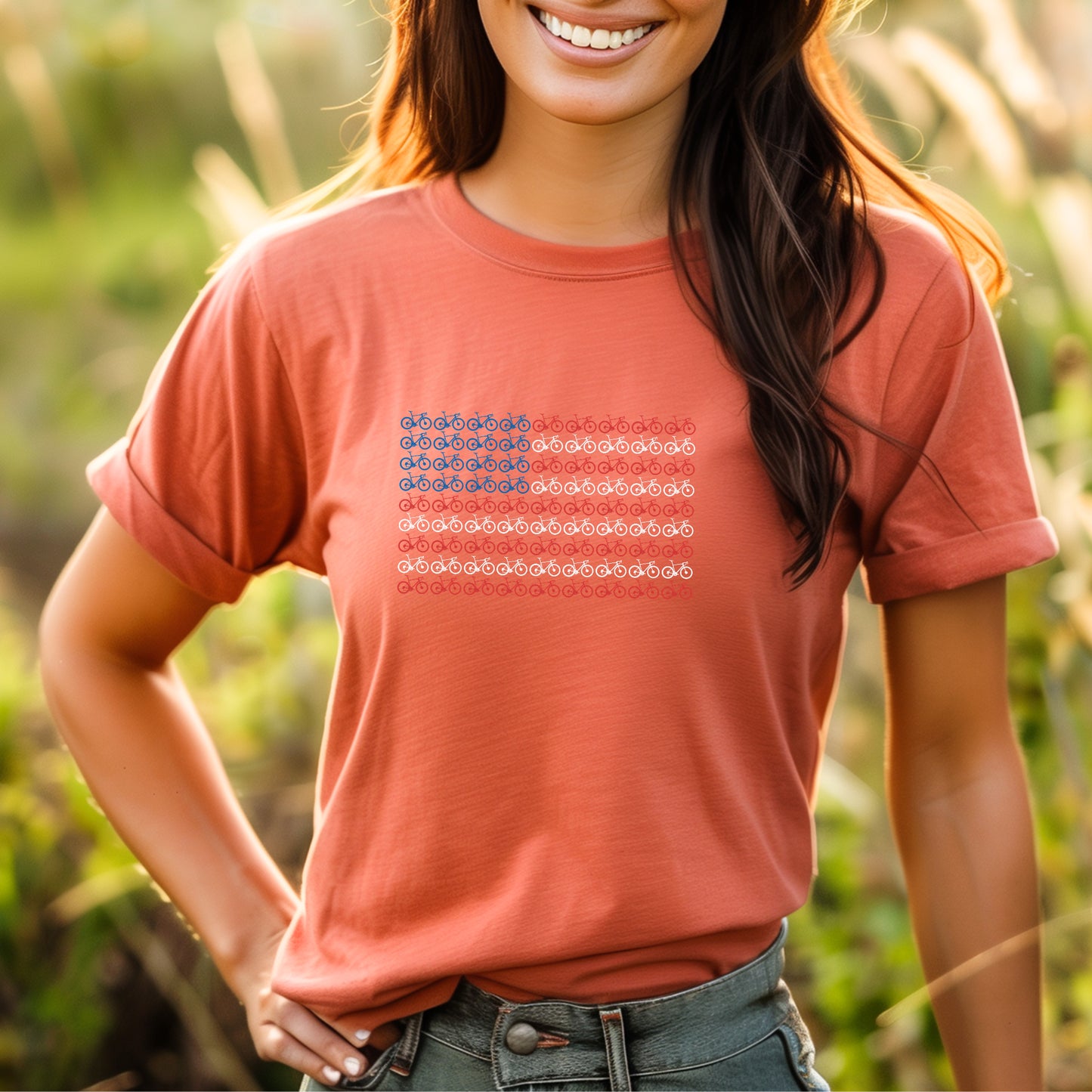 Bikes Flag Tee