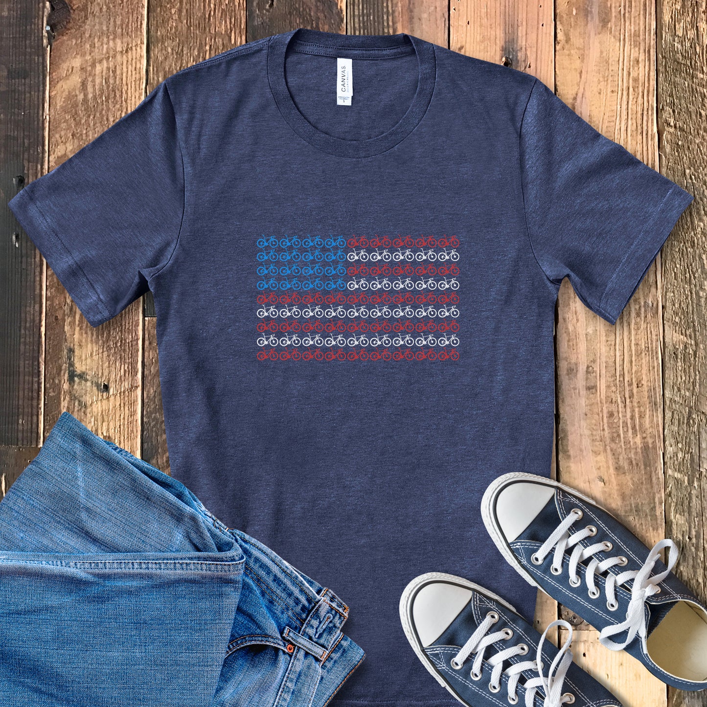 Bikes Flag Tee
