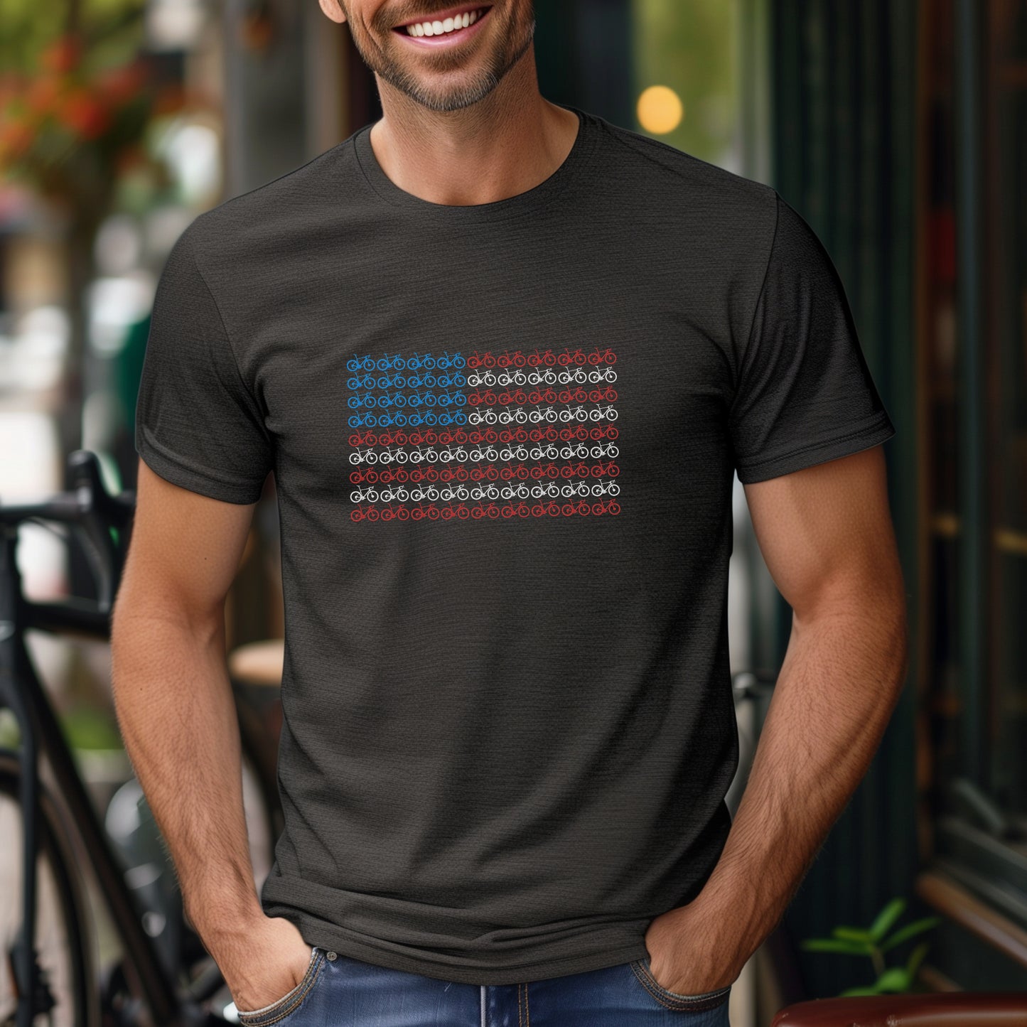 Bikes Flag Tee