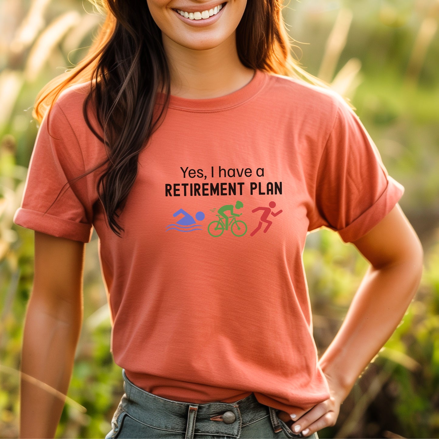 Tri Retirement Color Tee