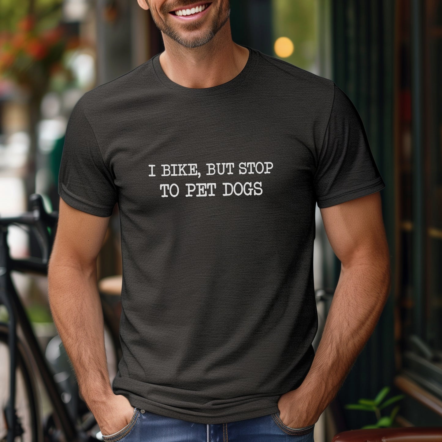 Bike & Pet Dogs Tee