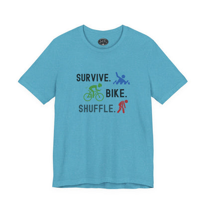 Survive Bike Shuffle Tee